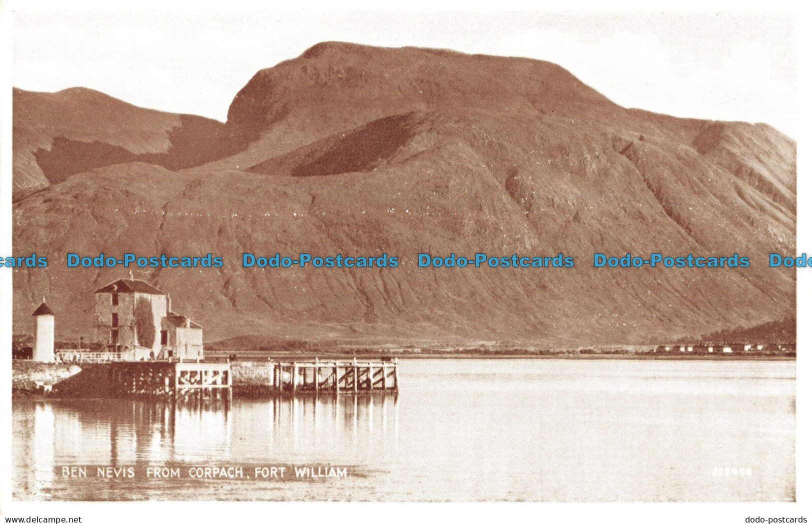 R096063 Ben Nevis From Corpach Fort William. Valentine. Photo Brown - Wereld