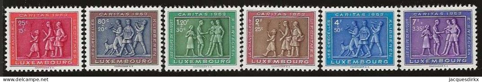 Luxembourg  .  Y&T   .    476/481  .   **    .    Neuf Avec Gomme Et SANS Charnière - Unused Stamps