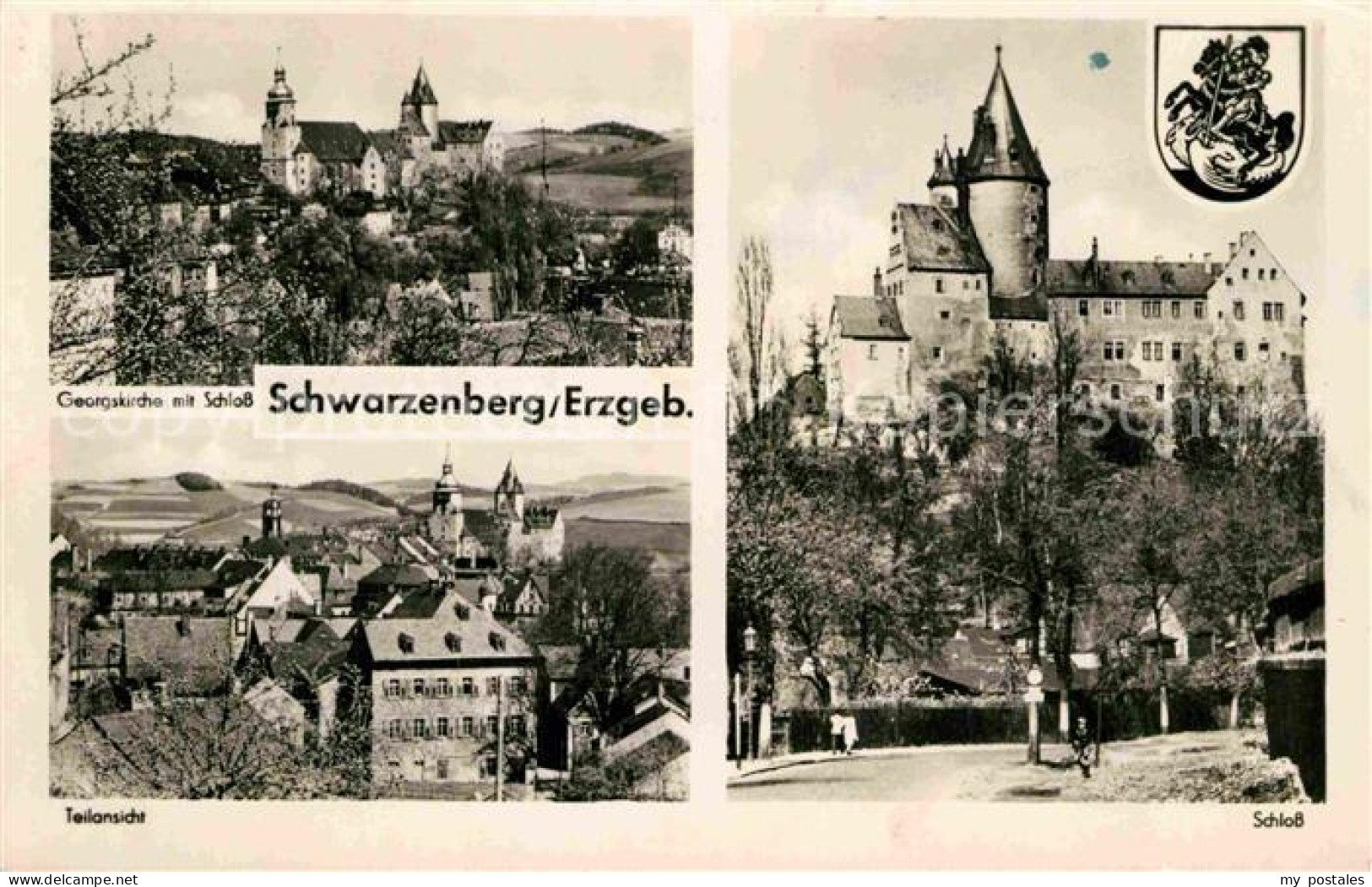 72894473 Schwarzenberg Erzgebirge Georgskirche Schloss Panorama Schwarzenberg - Schwarzenberg (Erzgeb.)