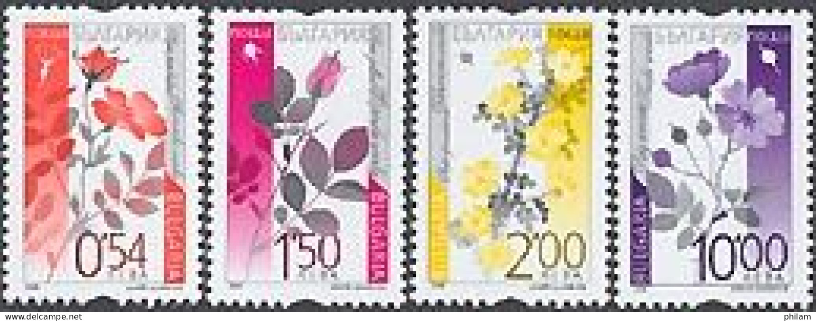 BULGARIE 2006 - Fleurs - Hautes Valeurs - 4 V. - Altri & Non Classificati