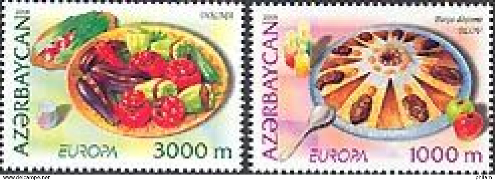 AZERBAIDJAN 2005 - Europa - La Gastronomie - 2 V. - 2005
