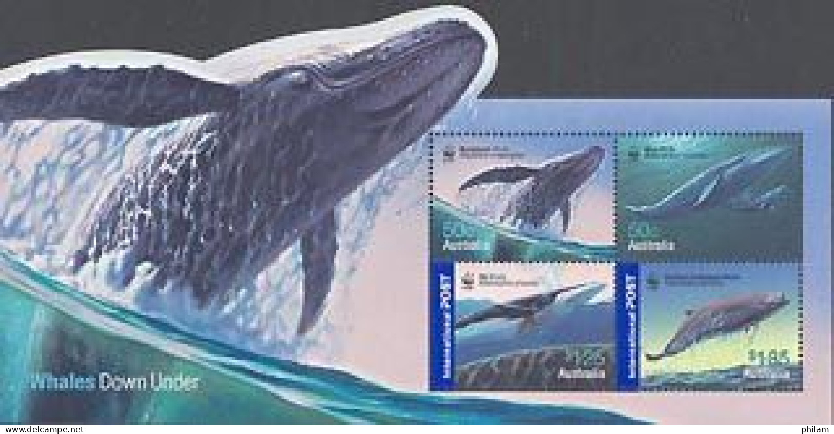 AUSTRALIE 2006 - W.W.F. Baleines - BF - Unused Stamps