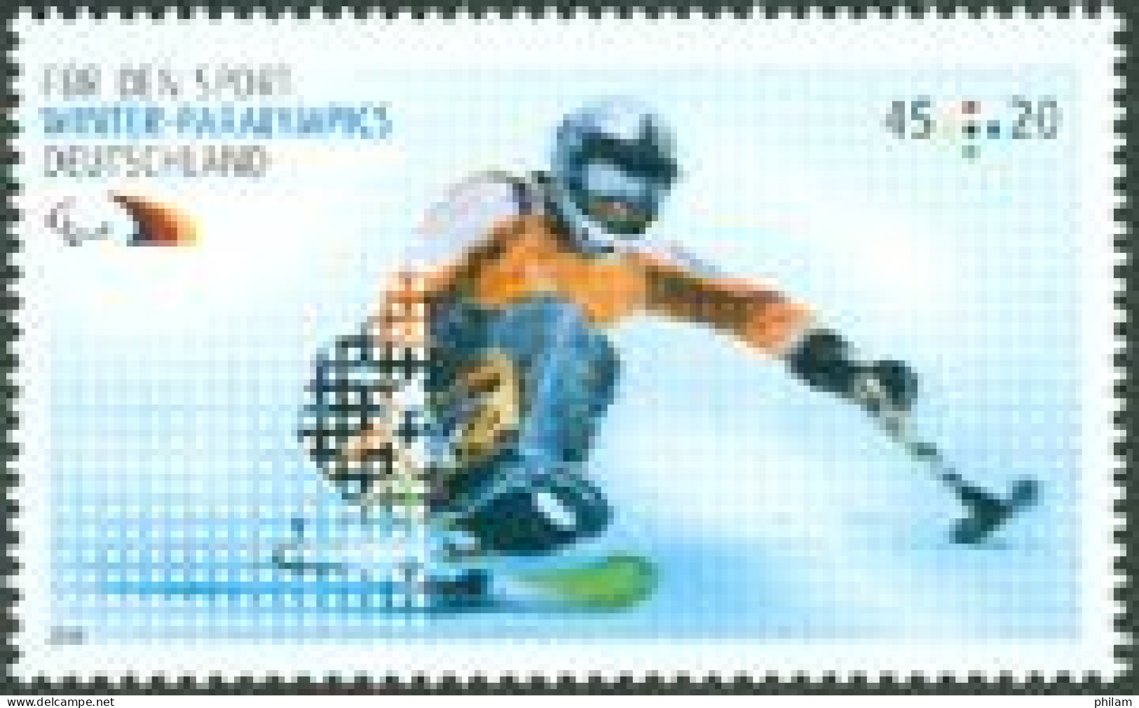 ALLEMAGNE  - 2010 -  Jeux Paralympiques D'hiver - Ski - 1 V. - Unused Stamps