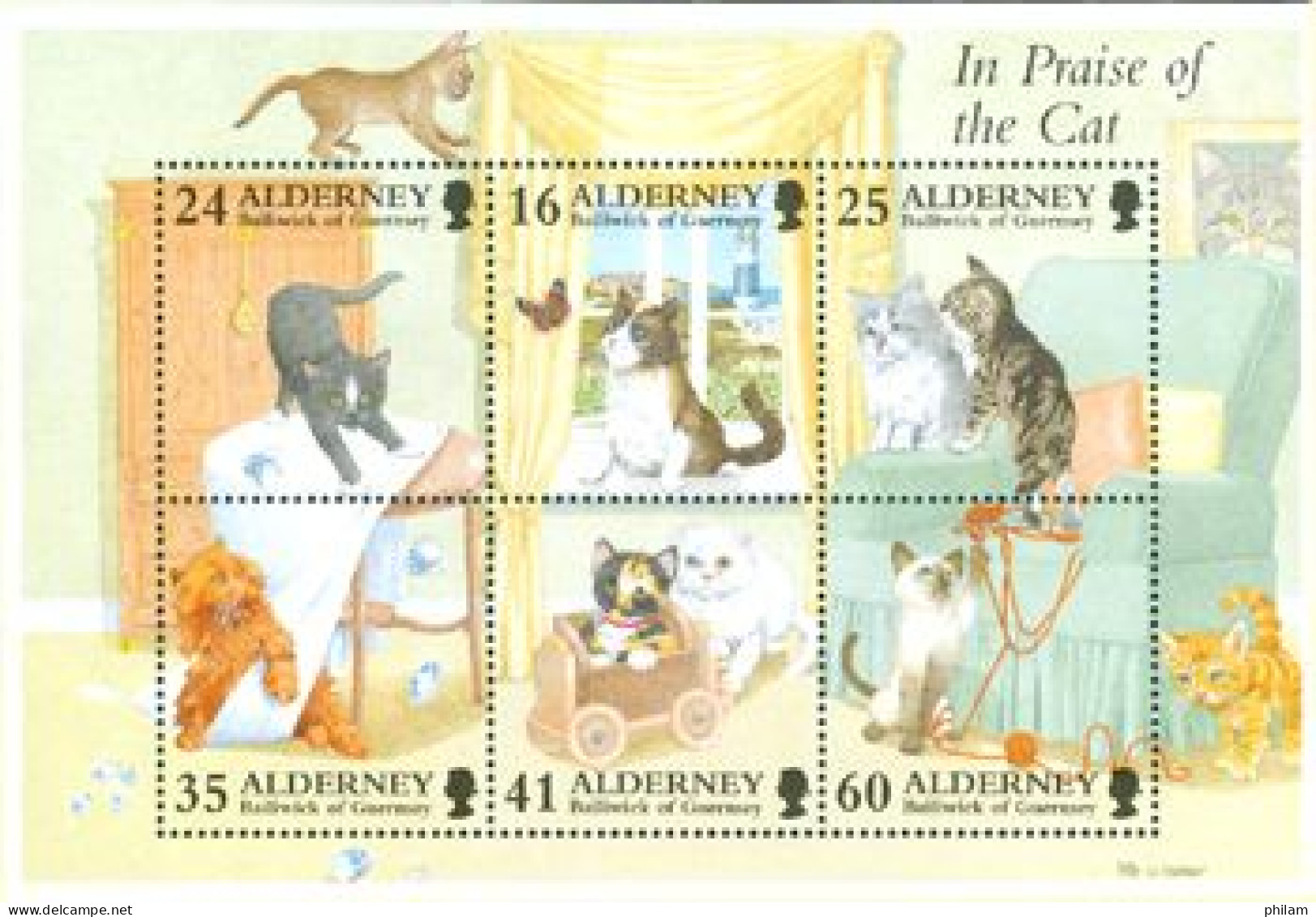 ALDERNEY 1996 - Chats De Race - Bloc - Domestic Cats