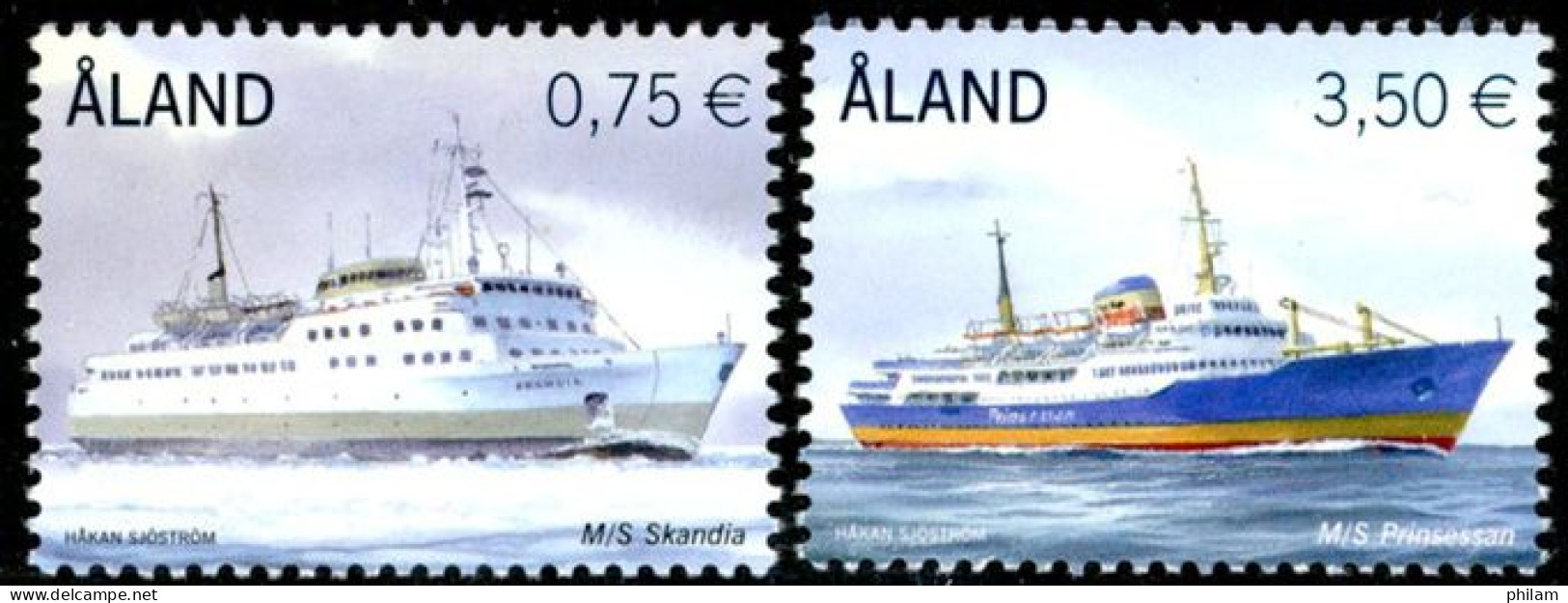 ALAND 2010 - Ferries- 2 V. - Bateaux