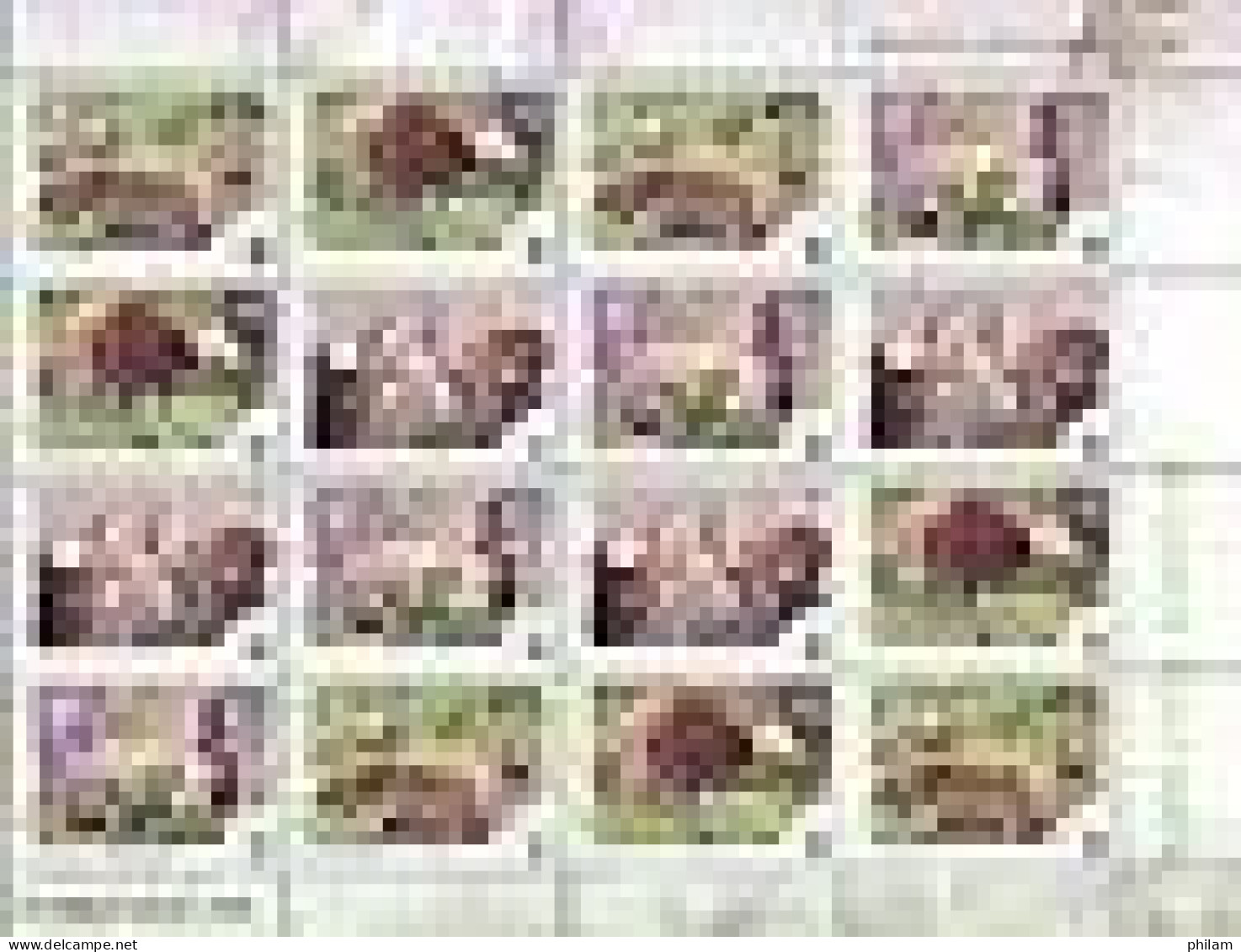 AFGHANISTAN 2004-Hymalayan Musk Deer-feuillet De 4 - Unused Stamps