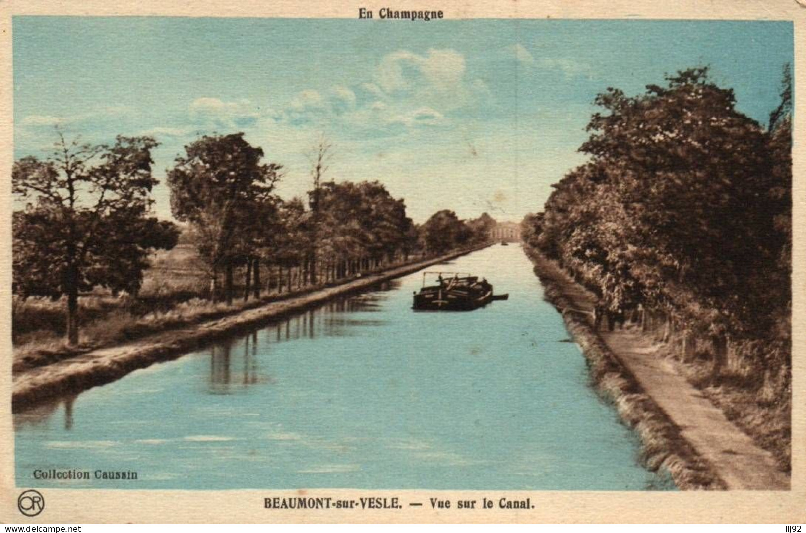 CPA 51 - BEAUMONT SUR VESLE (Marne) - Vue Sur Le Canal - Autres & Non Classés