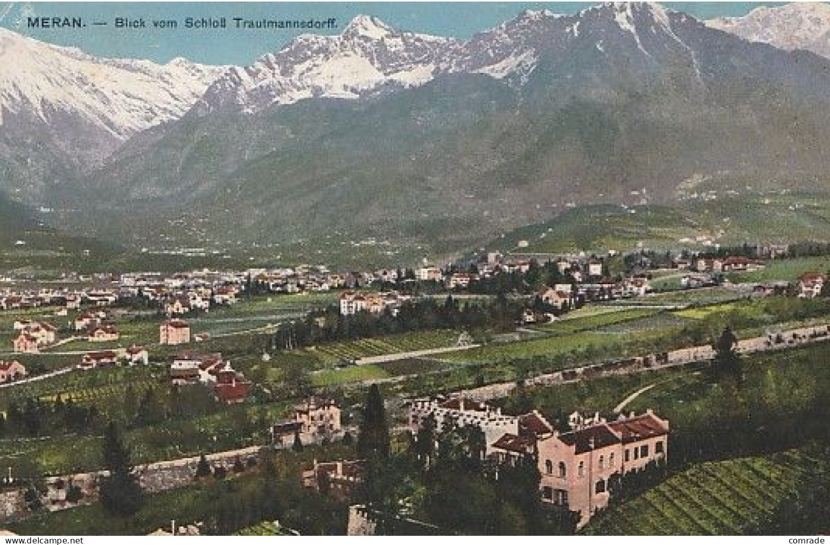 Italy Meran  Blick Vom Schlos Trautmannsdorff - Other & Unclassified