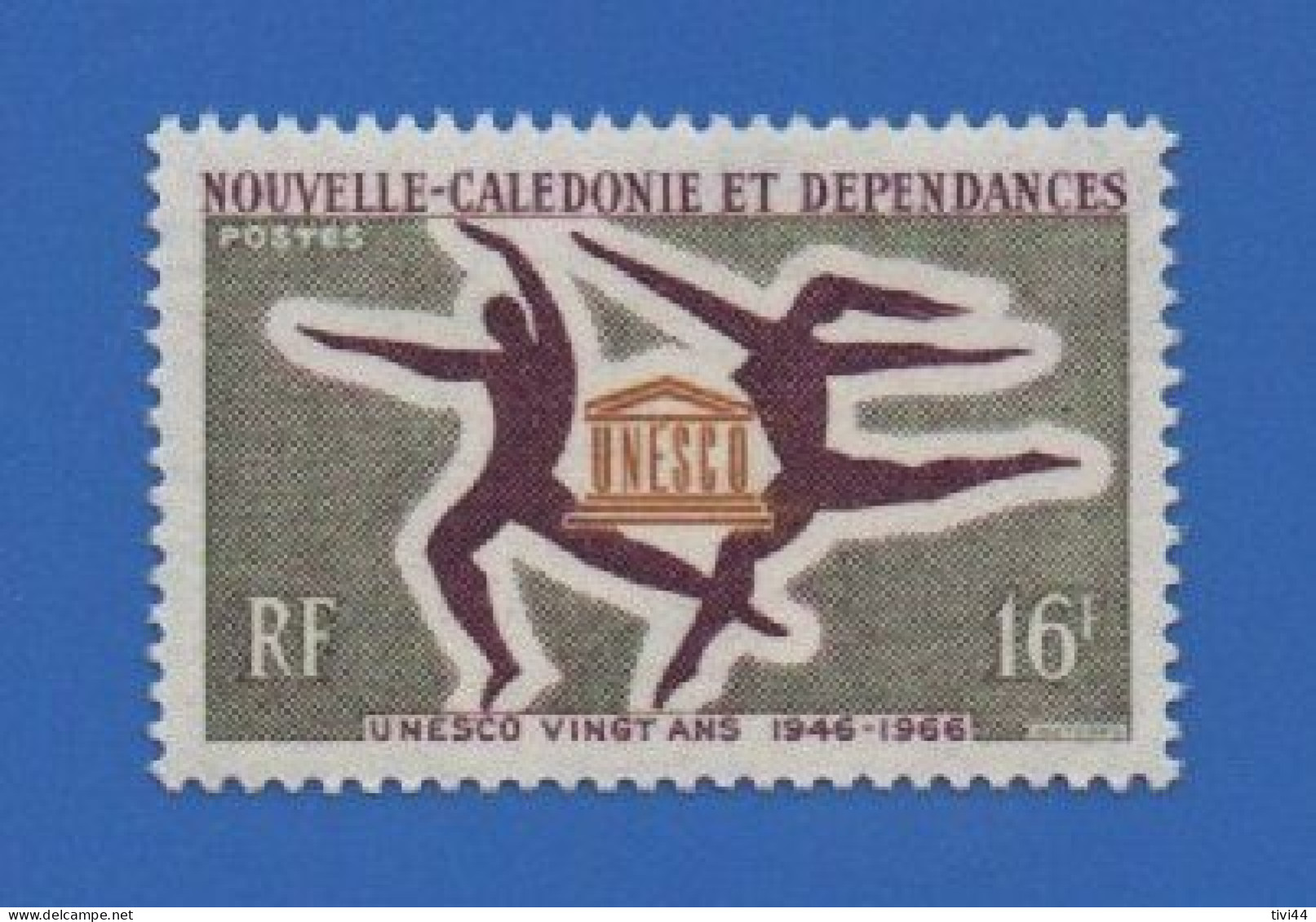 NOUVELLE CALÉDONIE 329 NEUF ** UNESCO - Nuevos