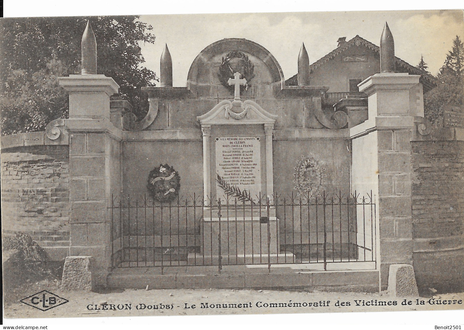 Cléron - Le Monument Commémoratif Des Victimes De La Guerre - Other & Unclassified
