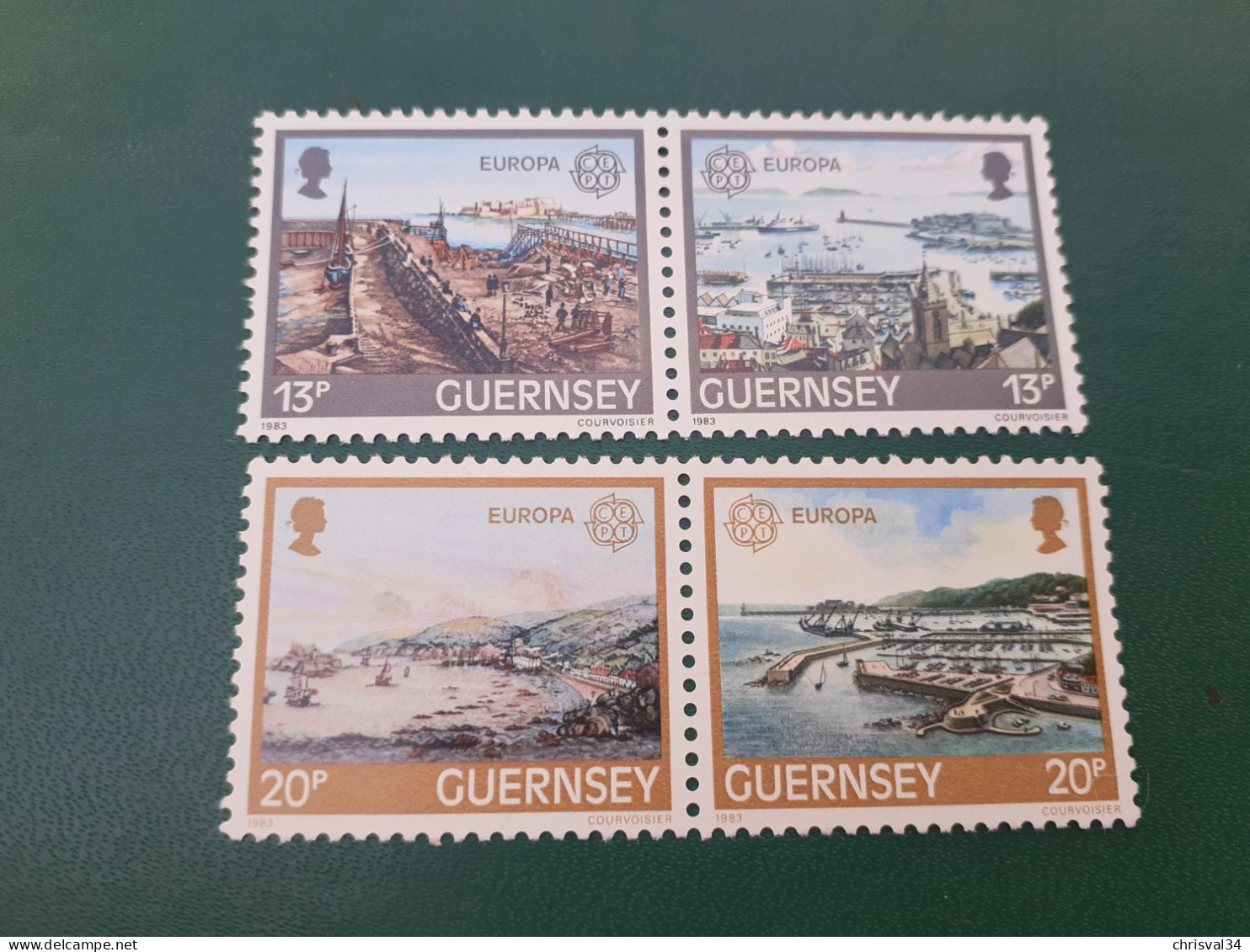 TIMBRES  GUERNESEY    ANNEE  1983    N  267  A  270        NEUFS  LUXE** - Guernesey