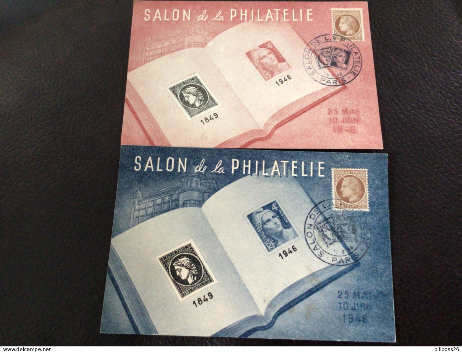 Lot Salon De La Philatélie Paris 1946 Cérès - 1940-1949