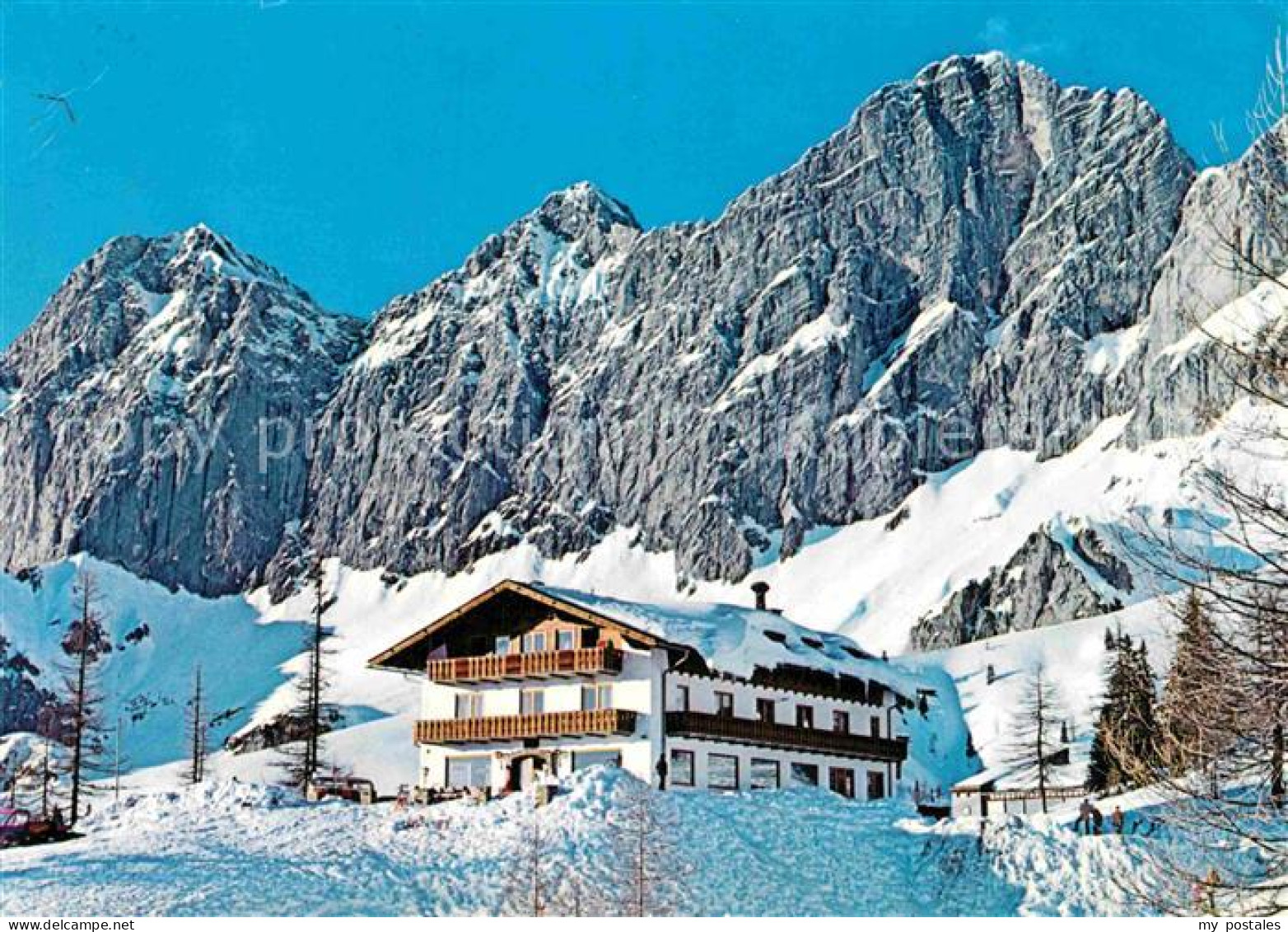 72894182 Ramsau Dachstein Steiermark Dachstein Suedwaende Mit Berghotel Tuerlwan - Other & Unclassified