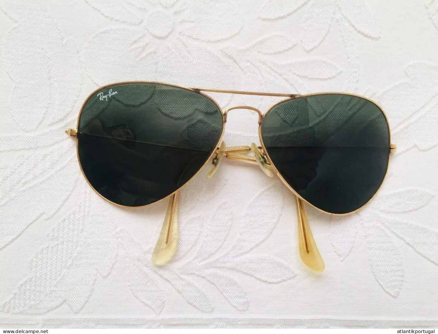 Vintage Sonnenbrille Ray-Ban B&L USA Aviator 58 14 - Andere & Zonder Classificatie