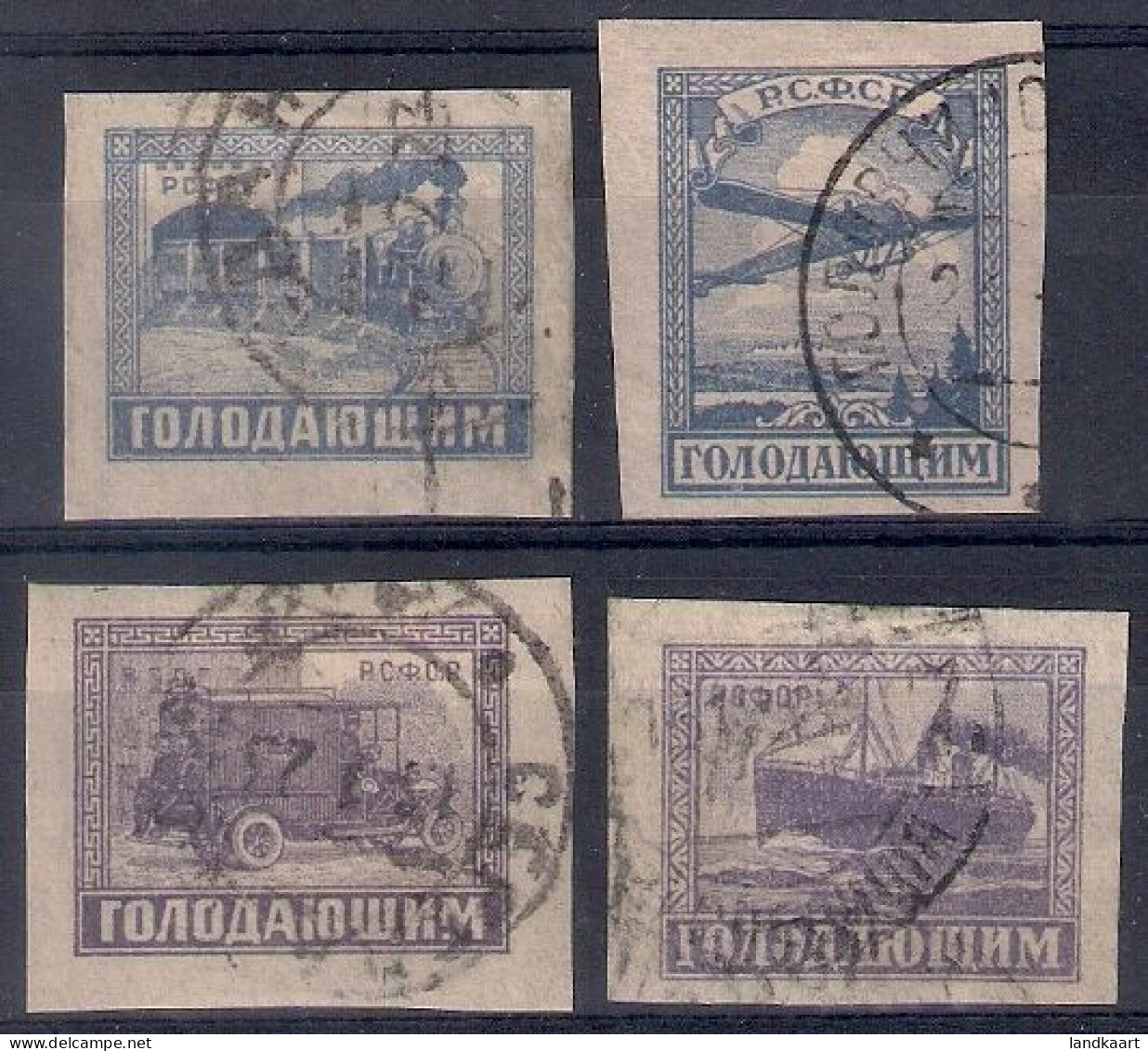 Russia 1922, Michel Nr 197-200, Used - Gebruikt