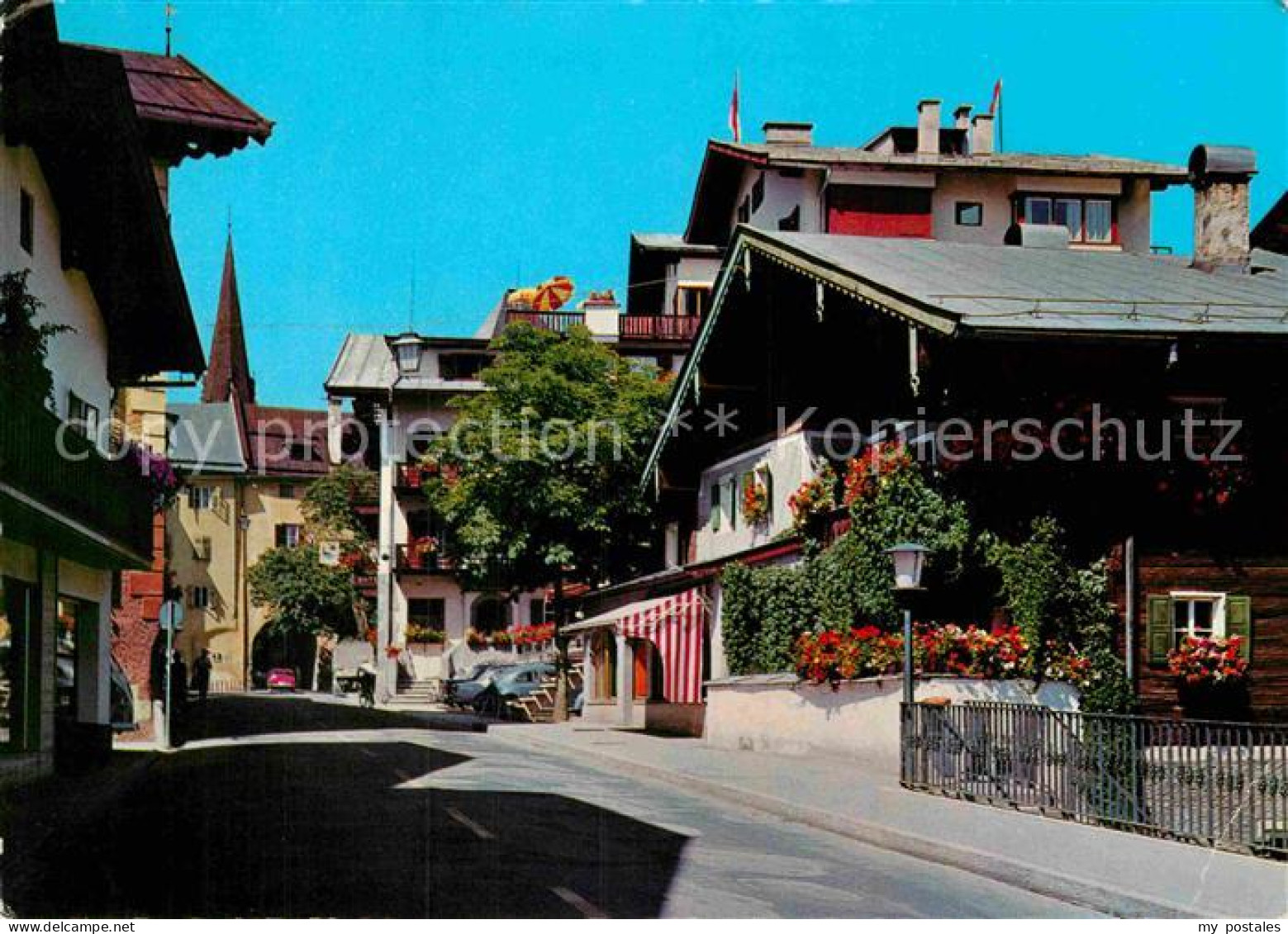 72894136 Kitzbuehel Tirol Dorfmotiv Kitzbuehel - Sonstige & Ohne Zuordnung