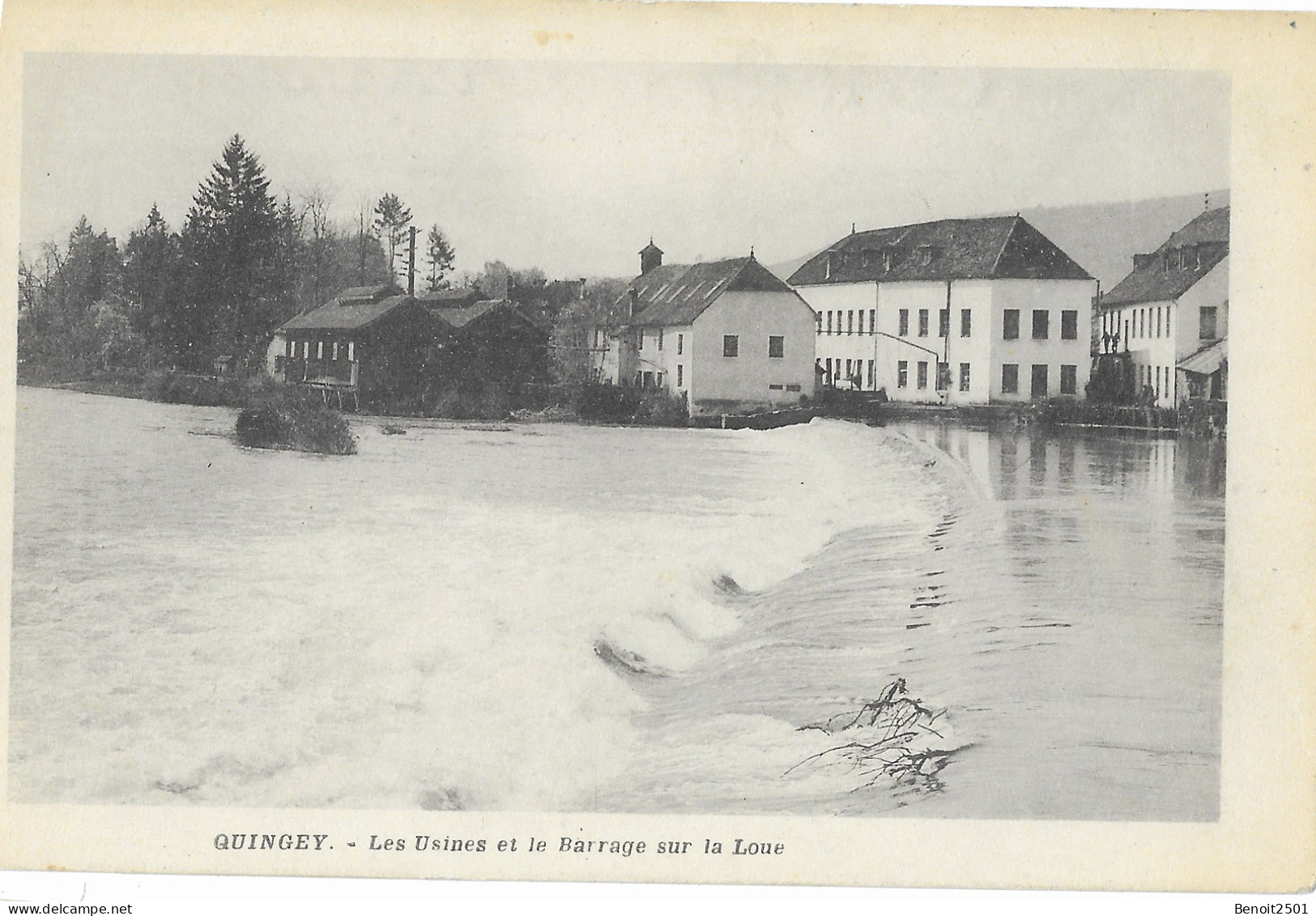 Quingey - Les Usines Et Le Barrage Sur La Loue - Andere & Zonder Classificatie