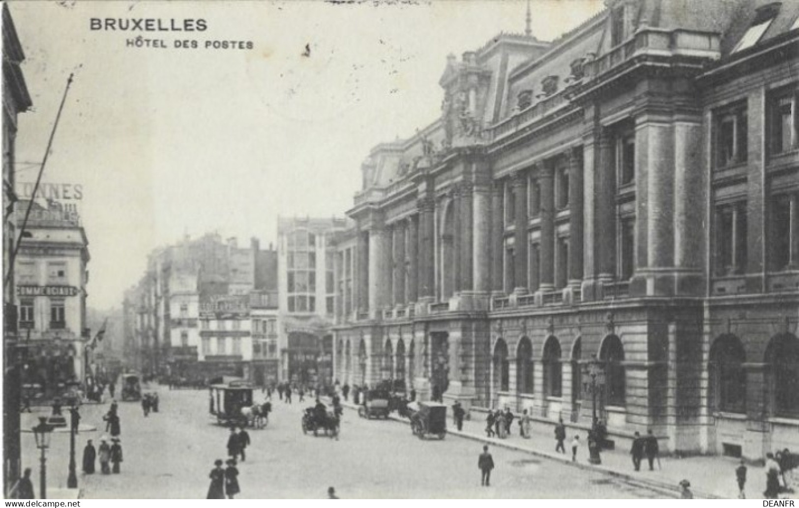 BRUXELLES : Hôtel Des Postes. Carte Très Bon état. - Monumenten, Gebouwen