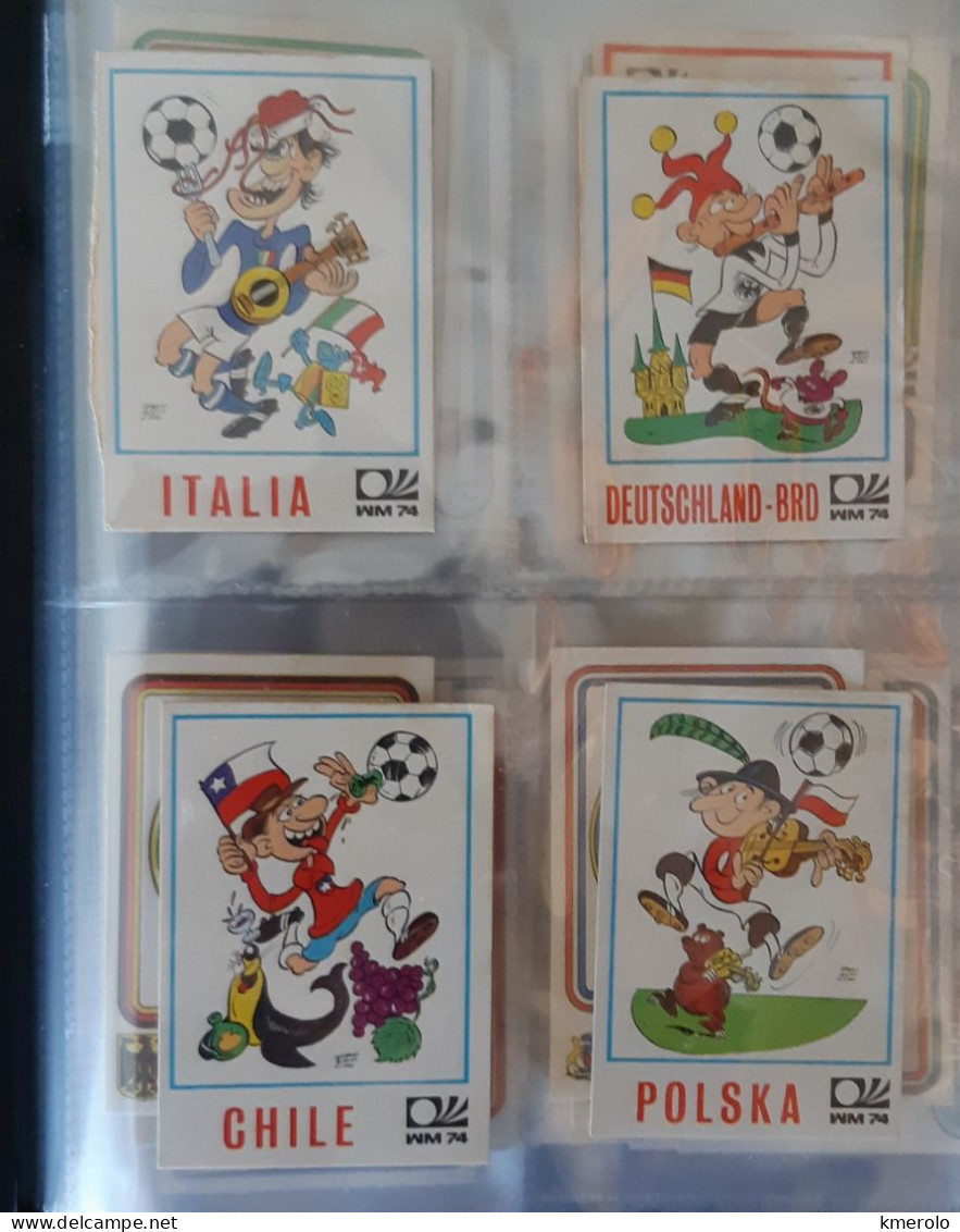 Lotto 16 Figurine Calciatori Panini Munchen 74 WM Recupero E Velina Leggi !. - Edición Italiana