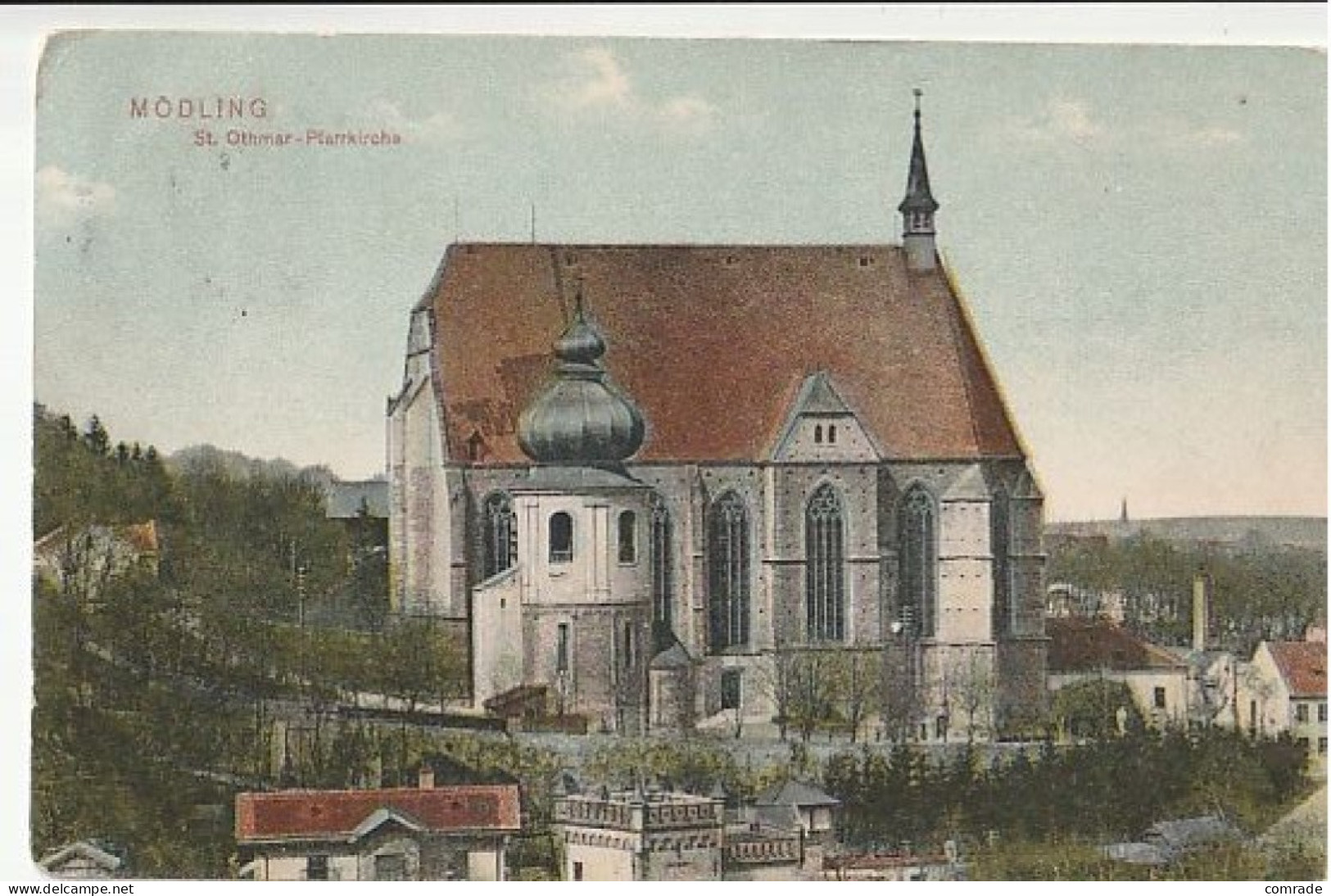 Mödling, Blick Zur Kirche - Sonstige & Ohne Zuordnung