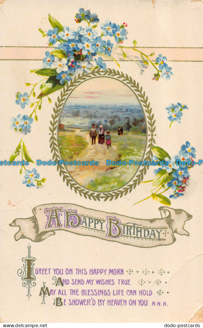 R096213 Greetings. A Happy Birthday. Wildt And Kray. London - Sonstige & Ohne Zuordnung