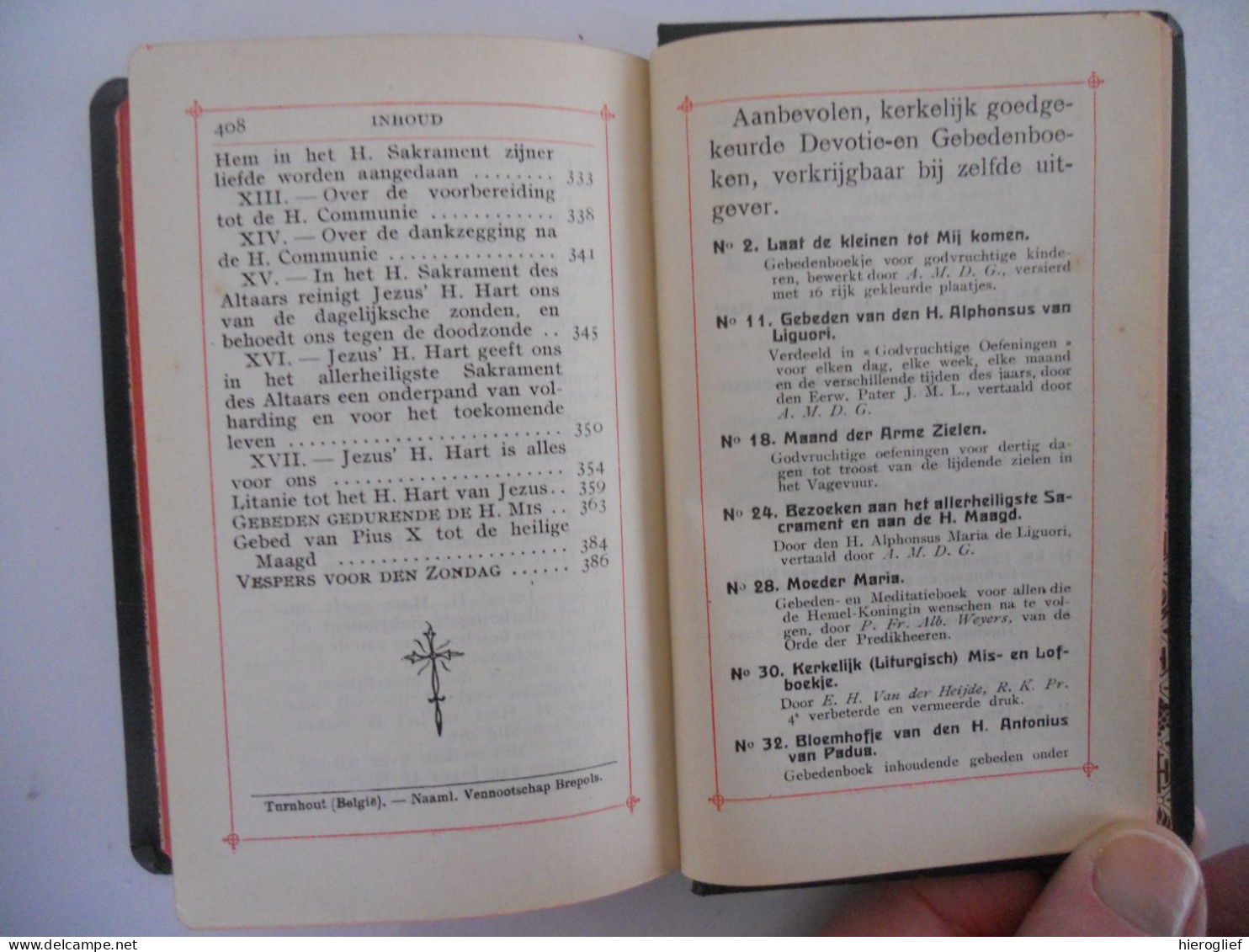 De Navolging Van Het H. HART VAN JEZUS Door Pater Aernoudts S.J. 1924 / Godsdienst Religie Devotie Geloof - Autres & Non Classés