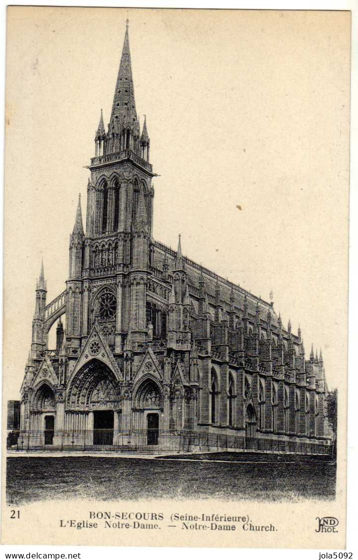 76 / BONSECOURS - L'Eglise Notre-Dame - Bonsecours