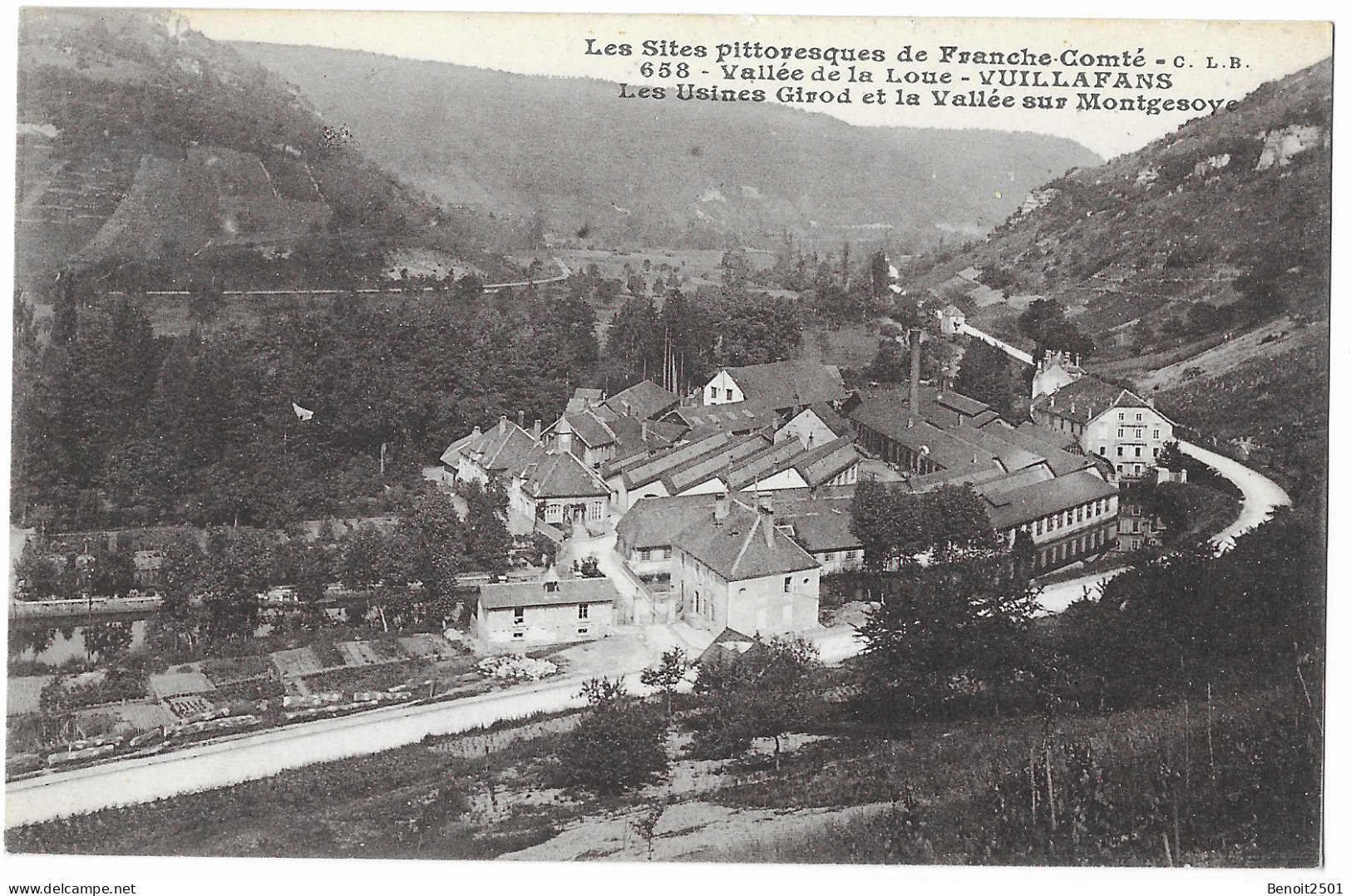 658 Vuillafans - Les Usines Girod Et La Vallée Sur Montgesoye - Other & Unclassified