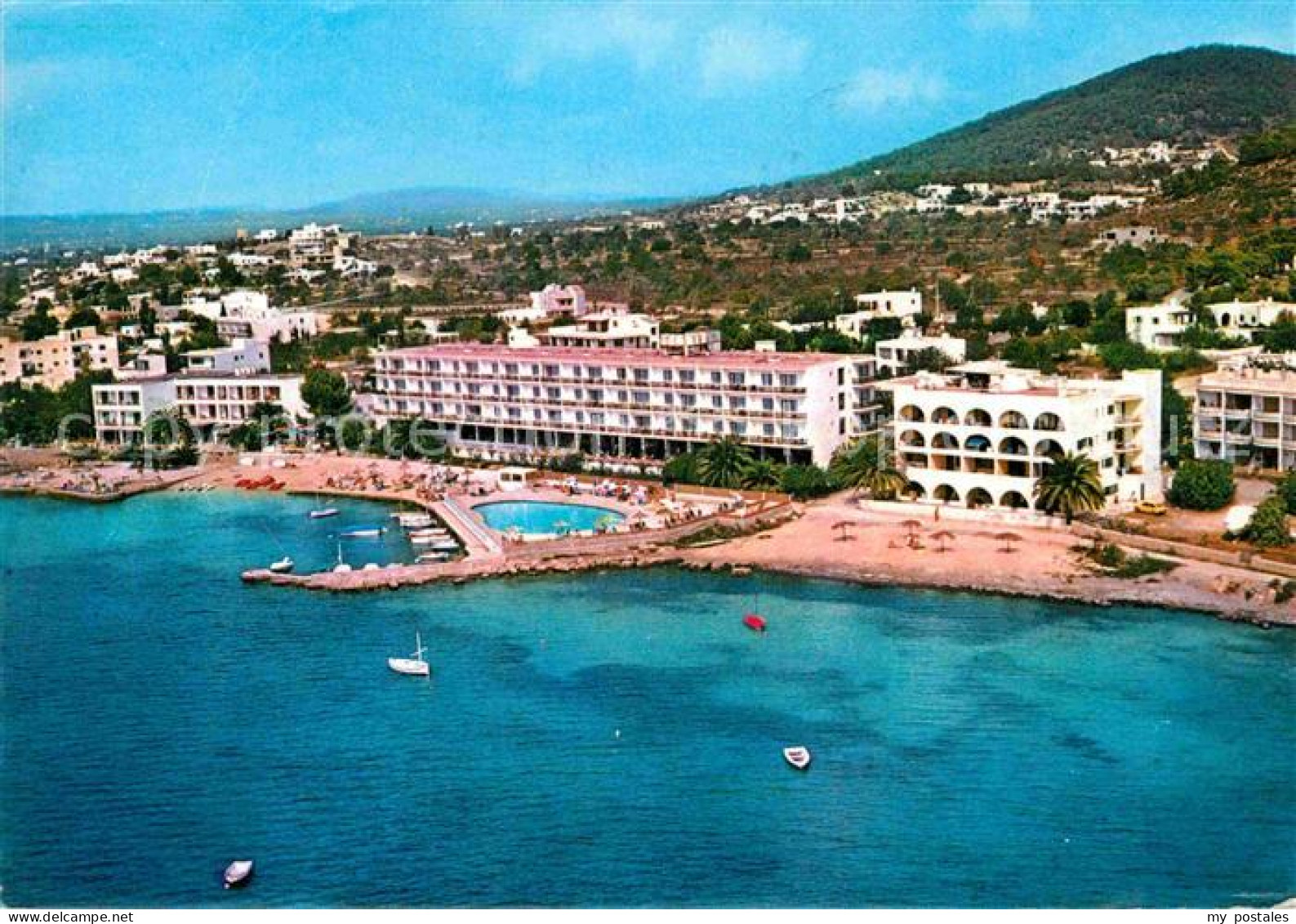 72893965 Talamanca Fliegeraufnahme Hotel Simbad Ibiza Islas Baleares - Andere & Zonder Classificatie