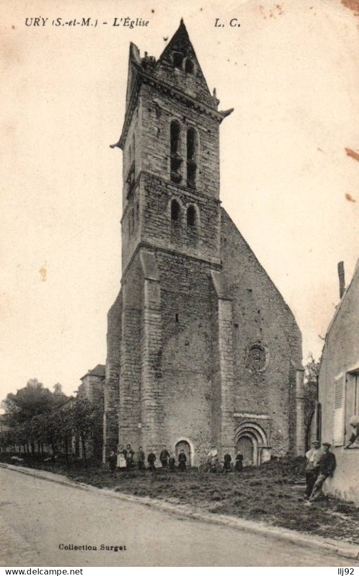 CPA 77 - URY (Seine Et Marne) - L'Eglise - L.C. - Sonstige & Ohne Zuordnung