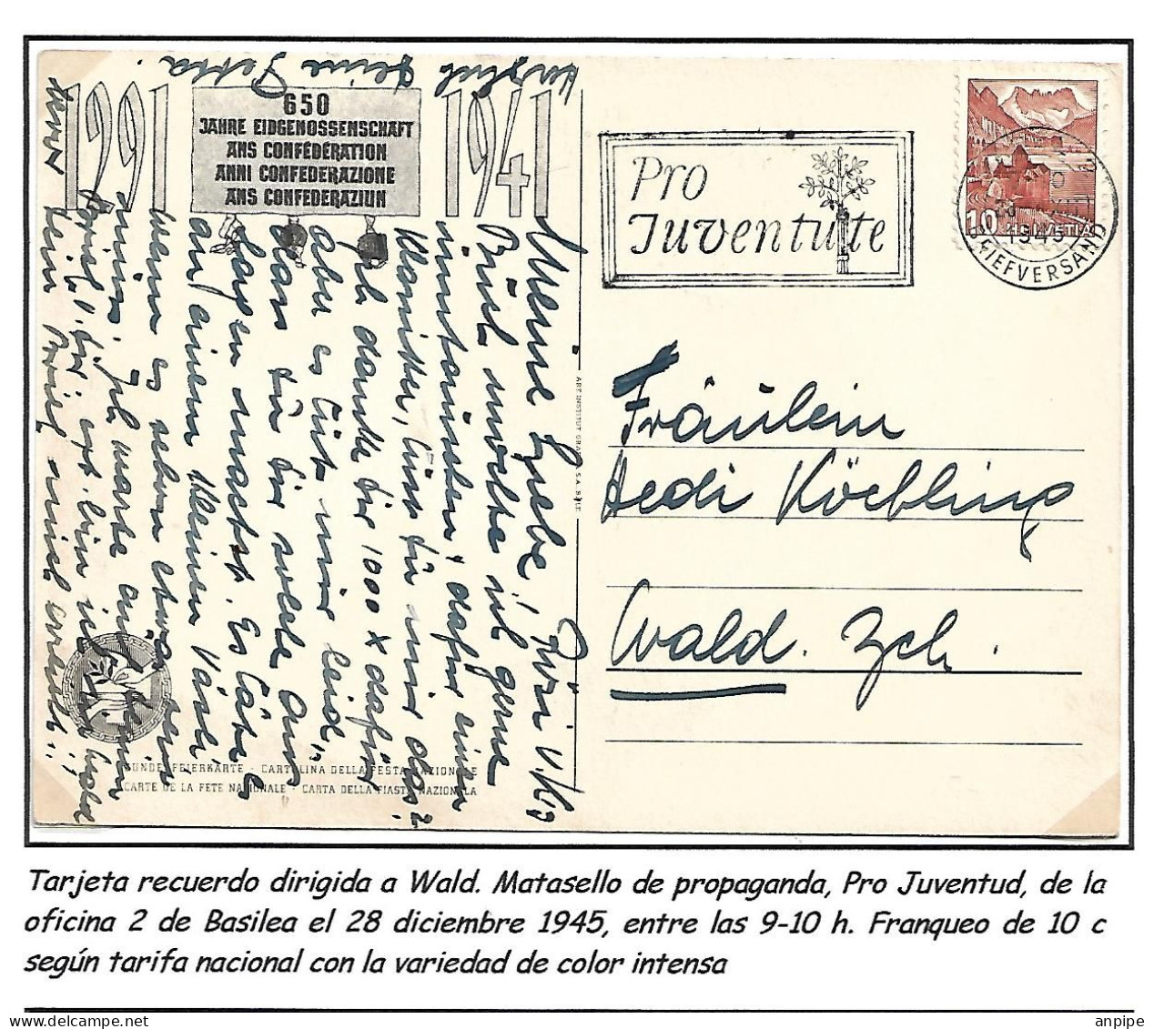 SUIZA - Lettres & Documents