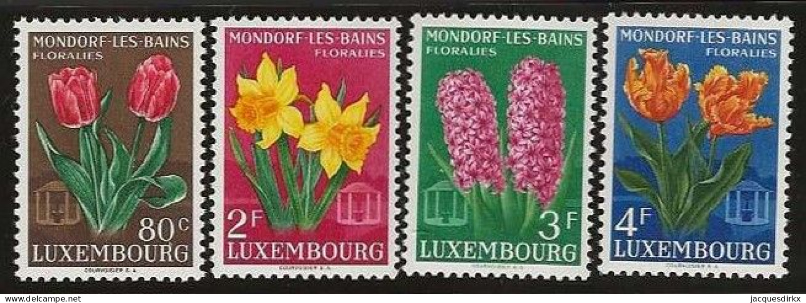 Luxembourg  .  Y&T   .    490/493   .   **    .    Neuf Avec Gomme Et SANS Charnière - Unused Stamps