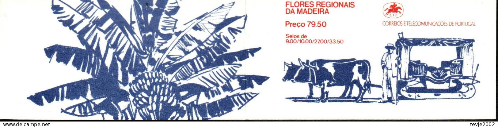 Portugal Madeira 1982 - Markenheftchen Mi.Nr. MH 2 - Postfrisch MNH - Blumen Flowers - Otros & Sin Clasificación
