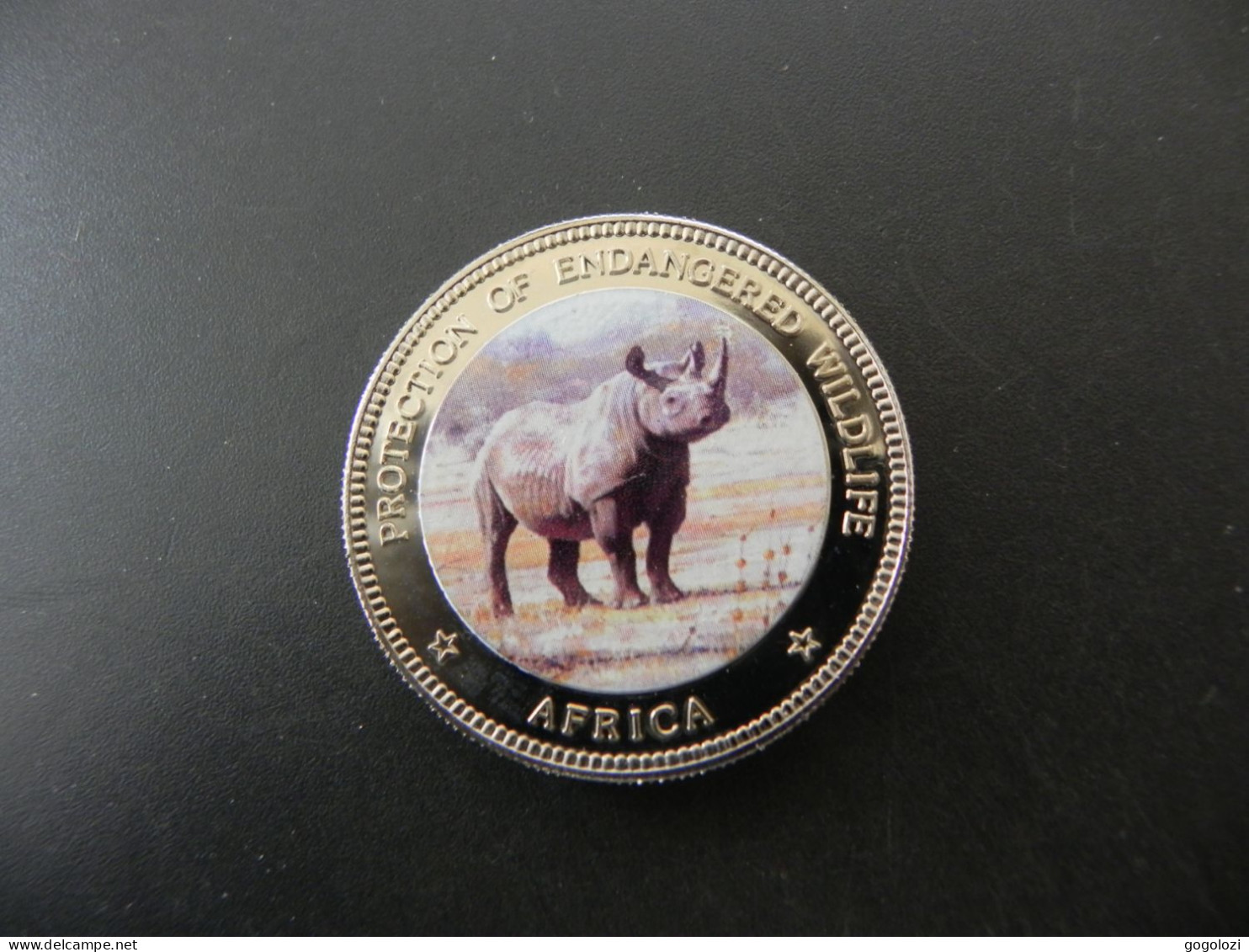 Uganda 1000 Shillings 1996 - Protection Of Endangered Wildlife Africa - Rhinoceros - Ouganda