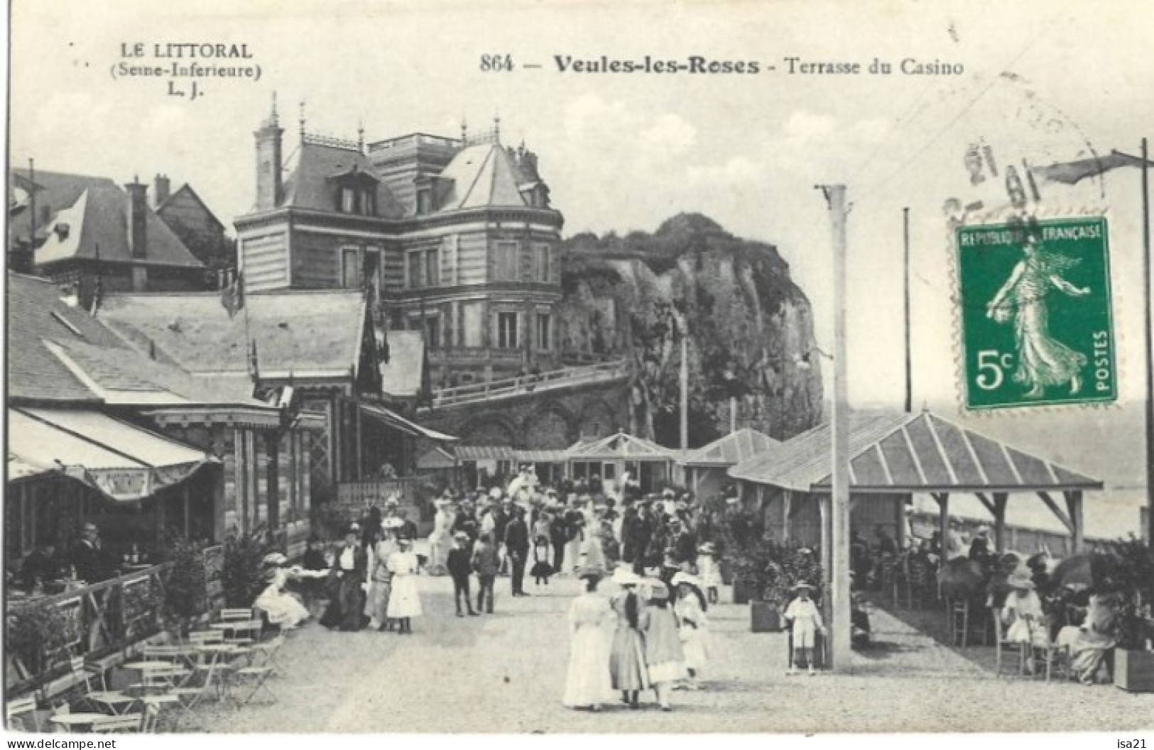 FRANCE: VEULES-les-ROSES - Terrasse Du Casino. - Veules Les Roses