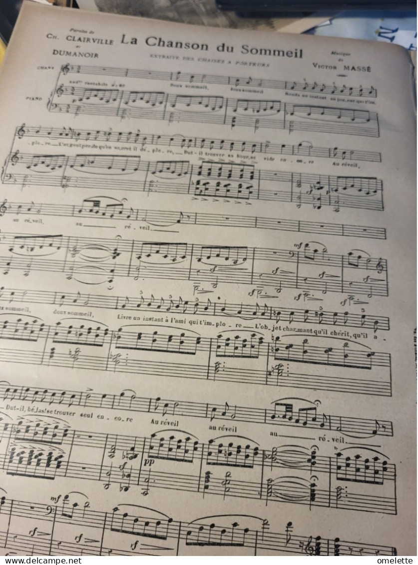 ANNALES 95 /CALVE OPERA COMIQUE /MADAGSCAR TANANARIVE /CHANSON SOMMEIL VICTOR MASSE DUMANOIR CLAIRVILLE - Zeitschriften - Vor 1900