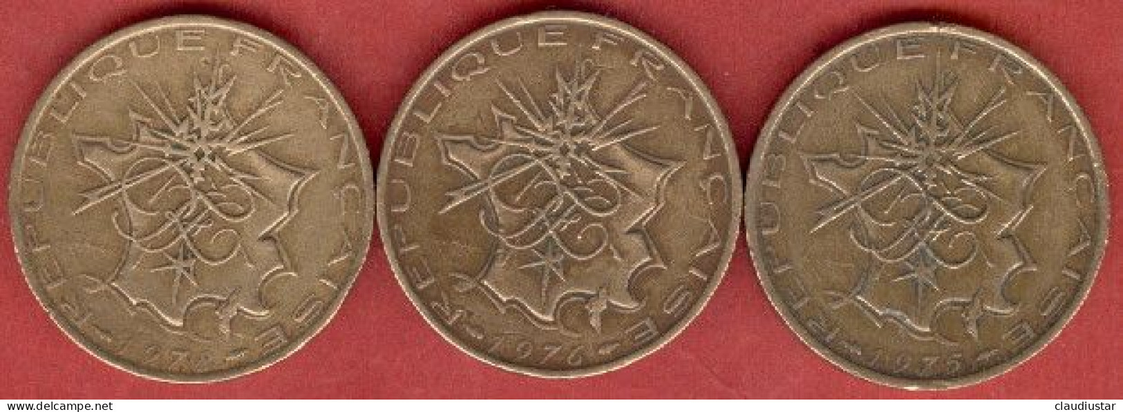 ** LOT  10  FRANCS  MATHIEU  1975 B  -  1976 A  -  1978 B ** - 10 Francs