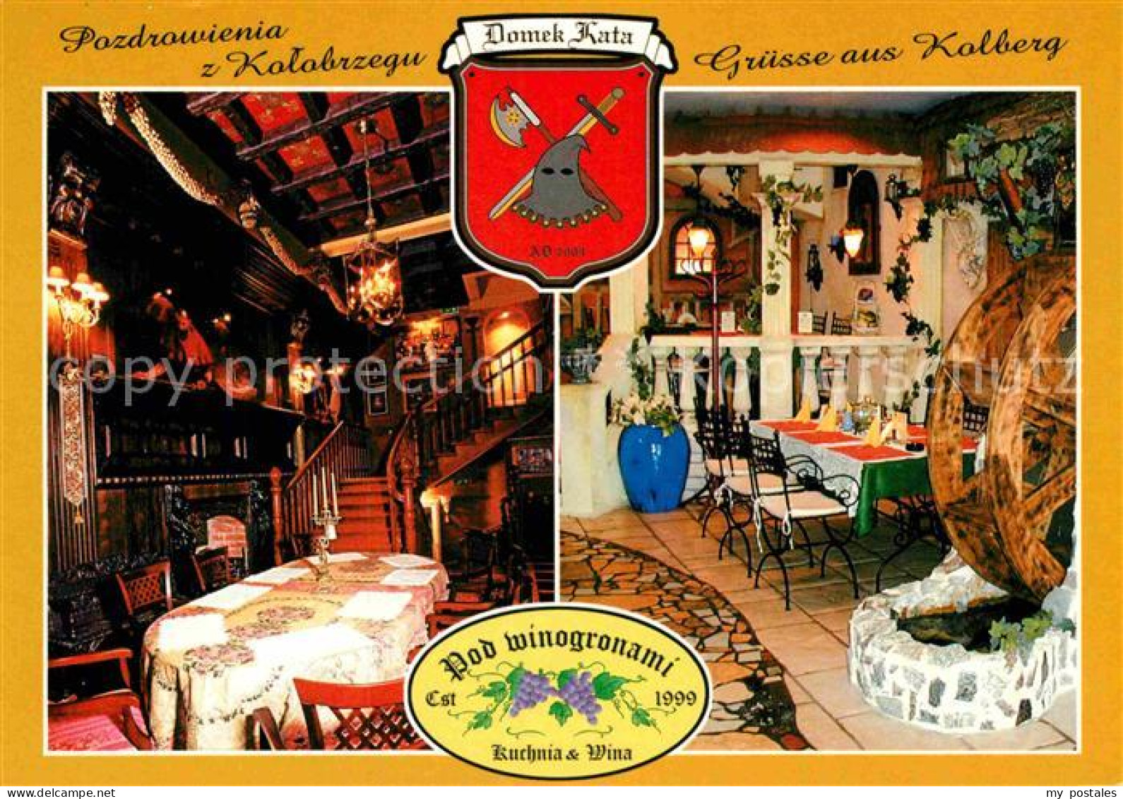 72893738 Kolberg Ostseebad Kolobrzeg Restaurant Domek Kata Kolberg - Pologne