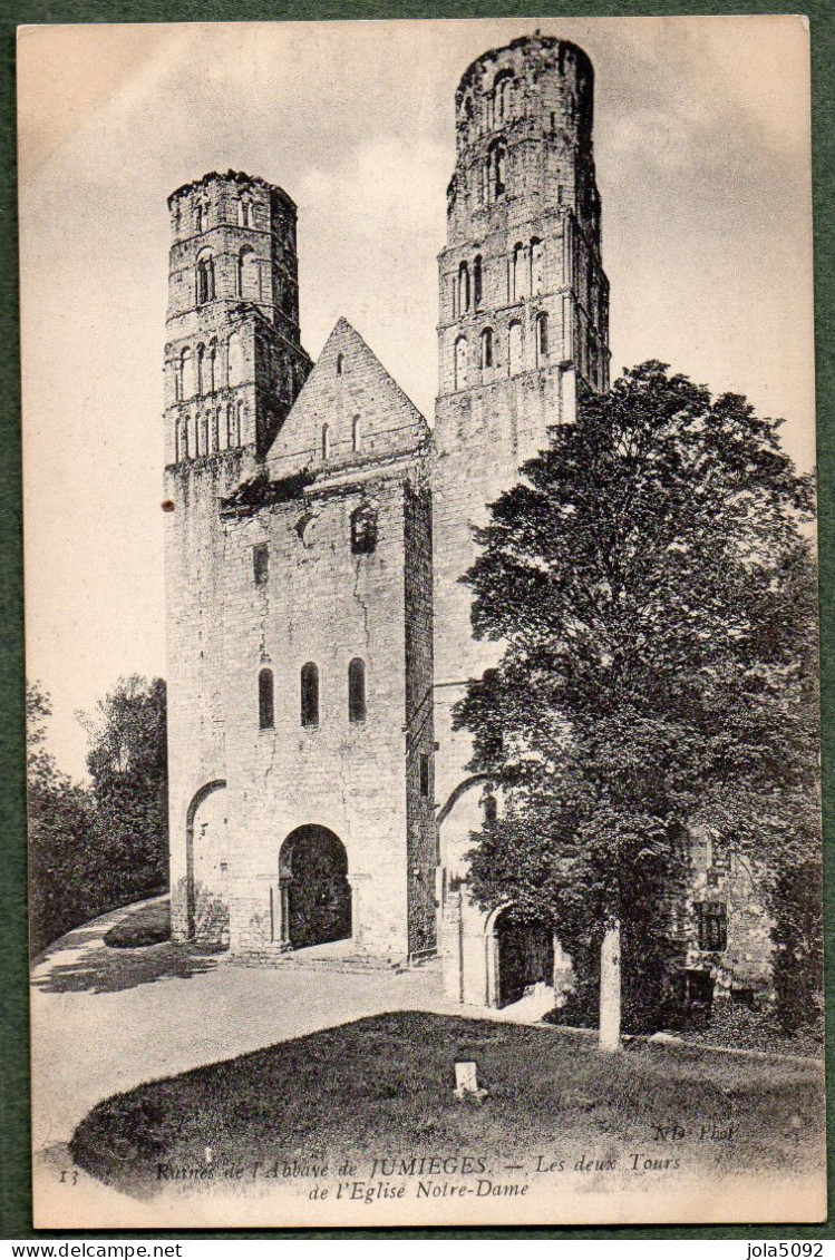 76 / JUMIEGES - Les Deux Tours De Notre-Dame - Jumieges