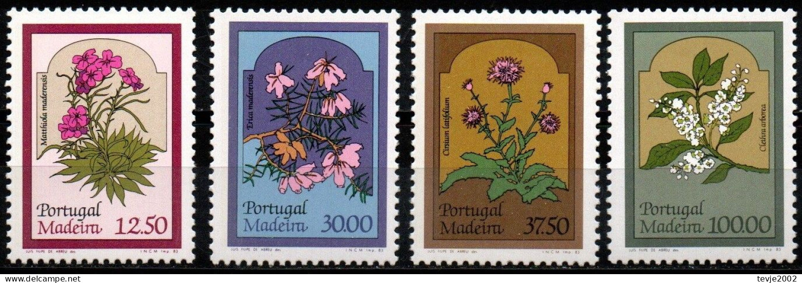 Portugal Madeira 1983 - Mi.Nr. 86 - 89 - Postfrisch MNH - Blumen Flowers - Other & Unclassified