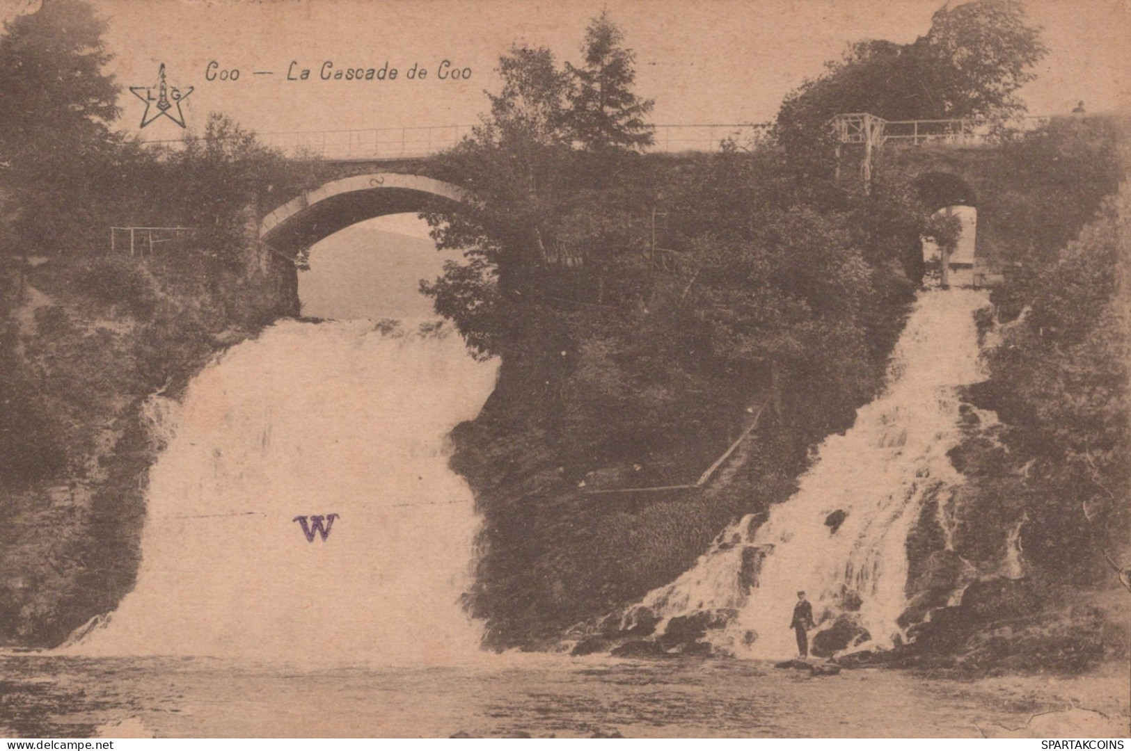 BELGIEN COO WASSERFALL Provinz Lüttich (Liège) Postkarte CPA #PAD143.DE - Stavelot