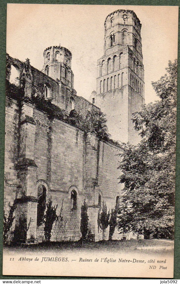 76 / JUMIEGES - Ruines De L'Eglise Notre-Dame Côté Nord - Jumieges