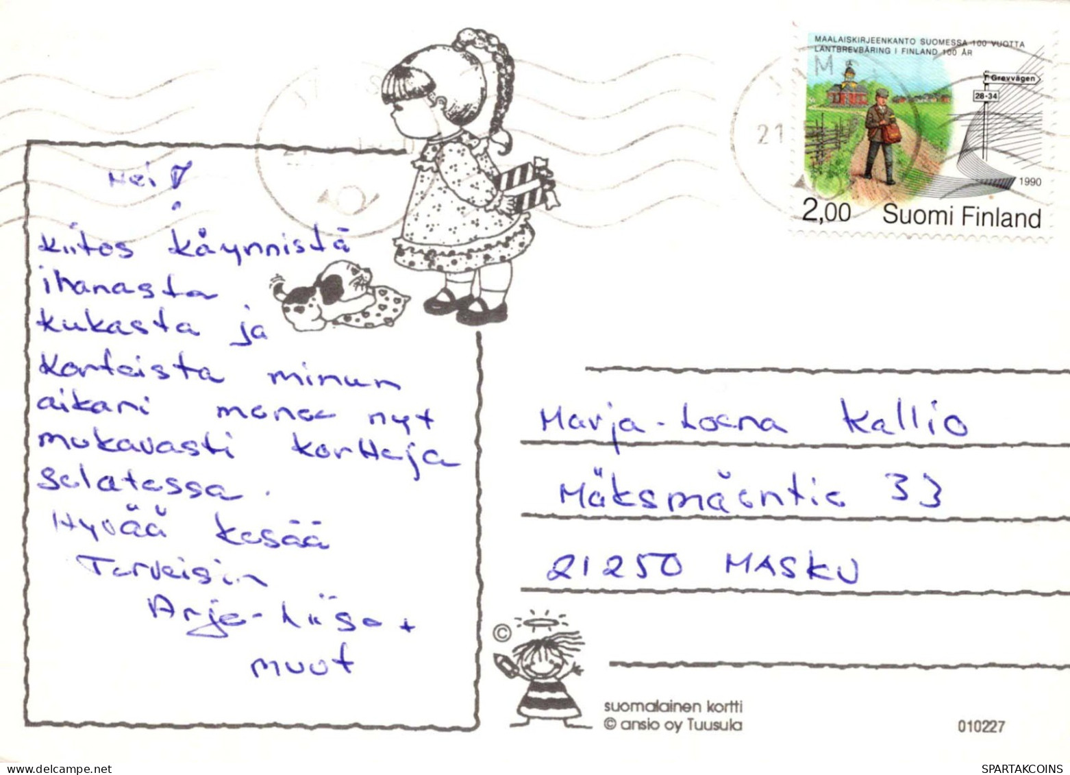 KINDER HUMOR Vintage Ansichtskarte Postkarte CPSM #PBV337.DE - Humorkaarten