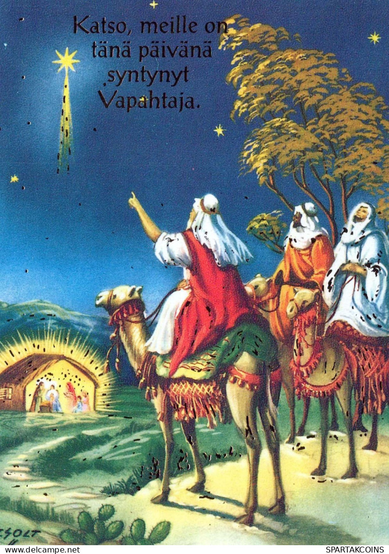 SAINTS Jesuskind Christentum Religion Vintage Ansichtskarte Postkarte CPSM #PBP860.DE - Altri & Non Classificati