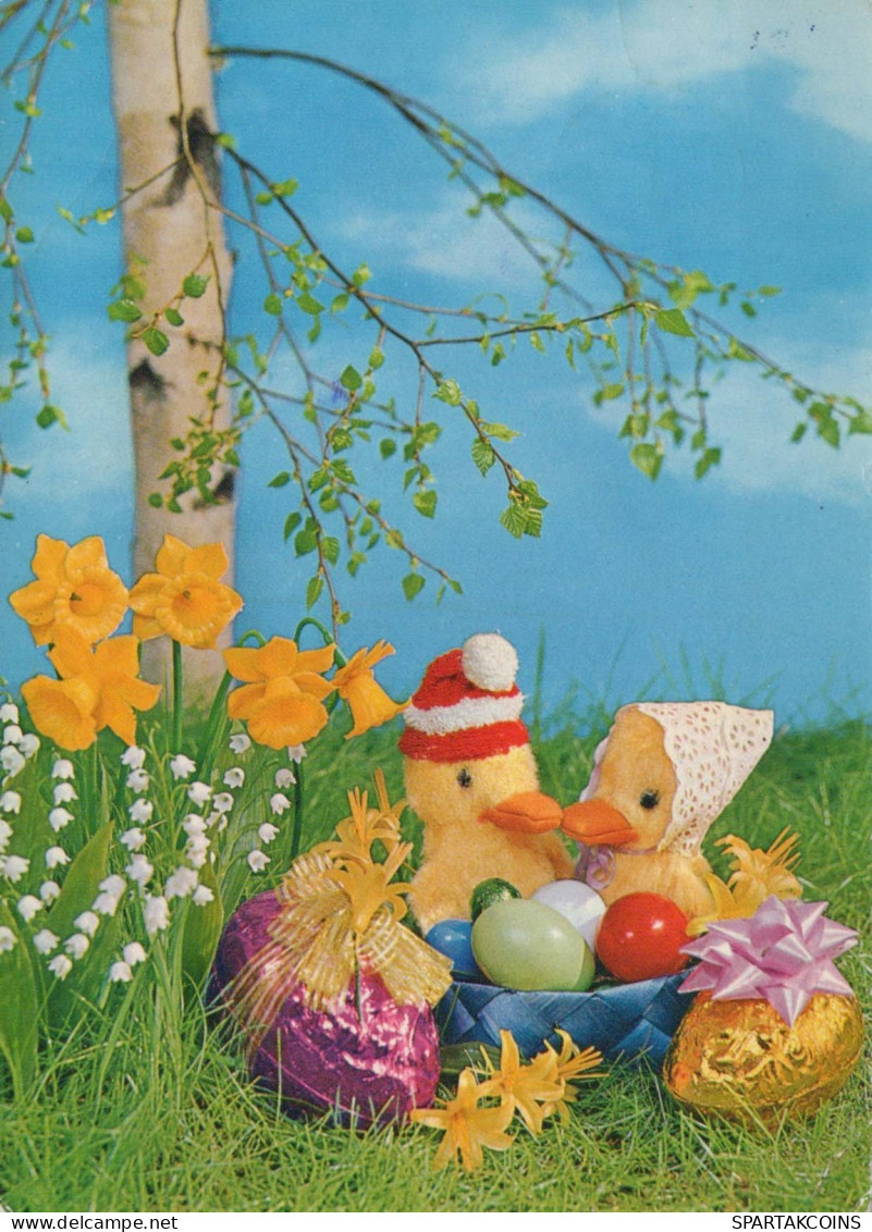 OSTERN EI Vintage Ansichtskarte Postkarte CPSM #PBO220.DE - Easter