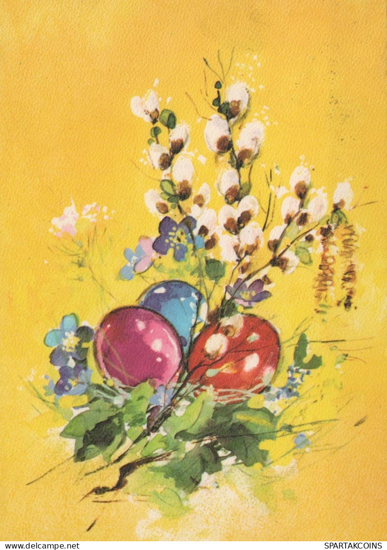 OSTERN EI Vintage Ansichtskarte Postkarte CPSM #PBO160.DE - Easter