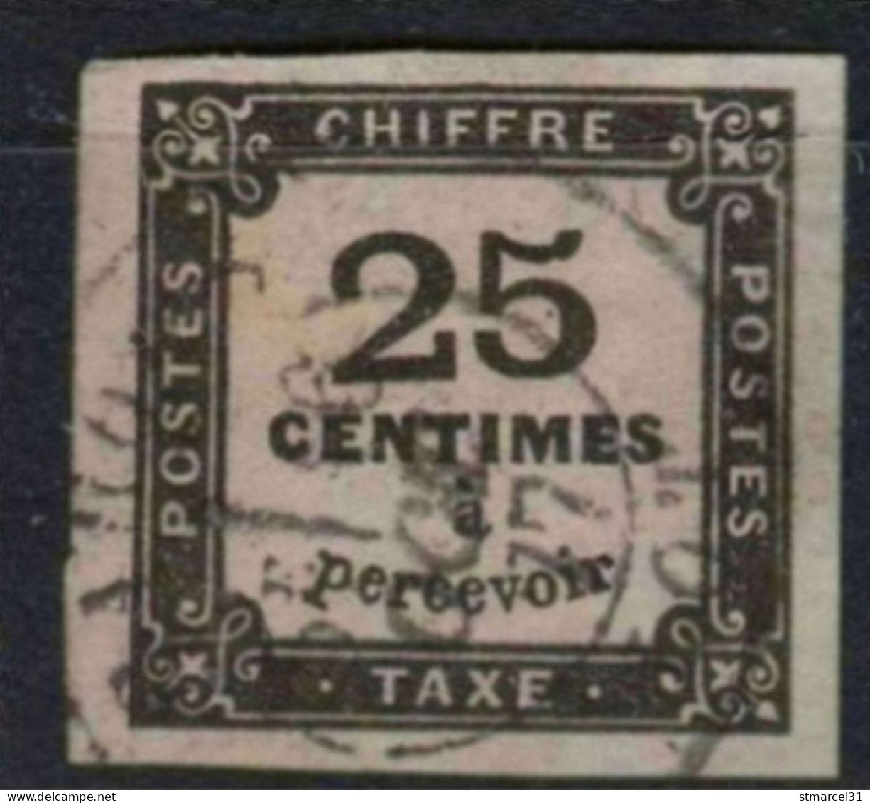 TIMBRE HORS COTE MARGES ENORMES  N°5A Signé Cote 100 € - 1859-1959 Afgestempeld