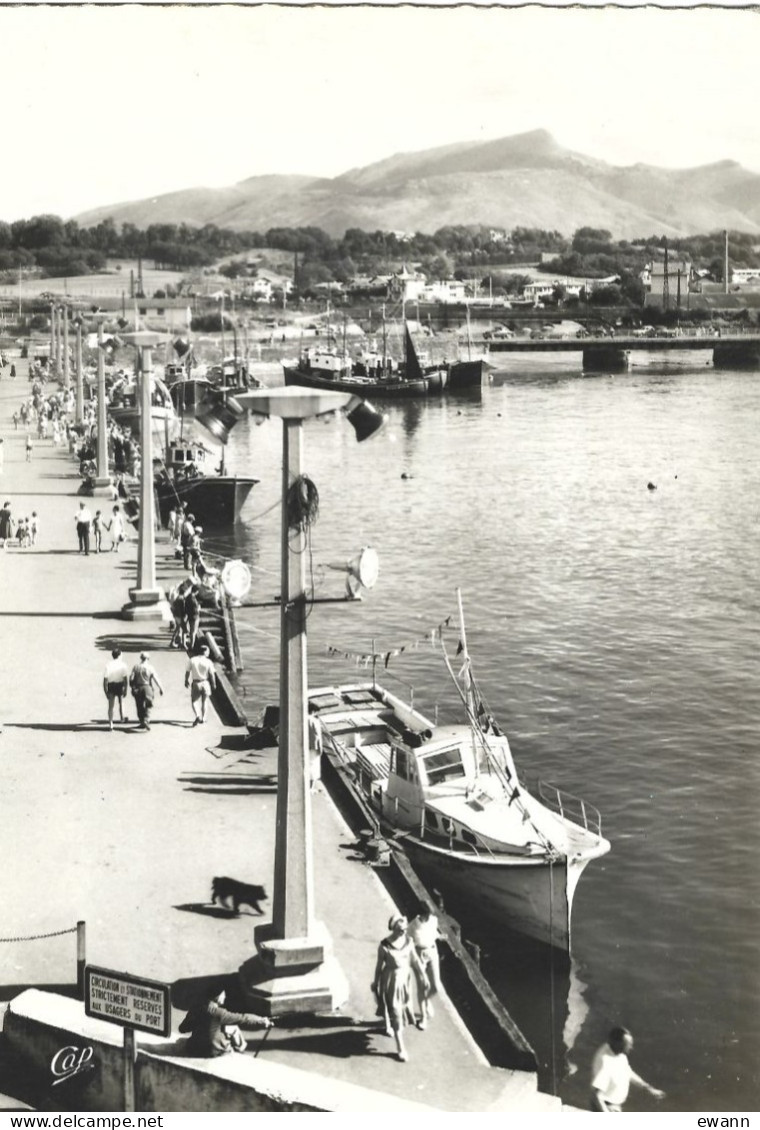 Carte Postale - Saint-Jean-de-Luz - Le Port Et La Rhune - Saint Jean De Luz