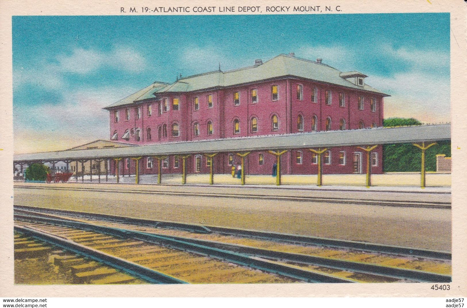 USA Atlantic Coast Line Depot - Bahnhöfe Ohne Züge