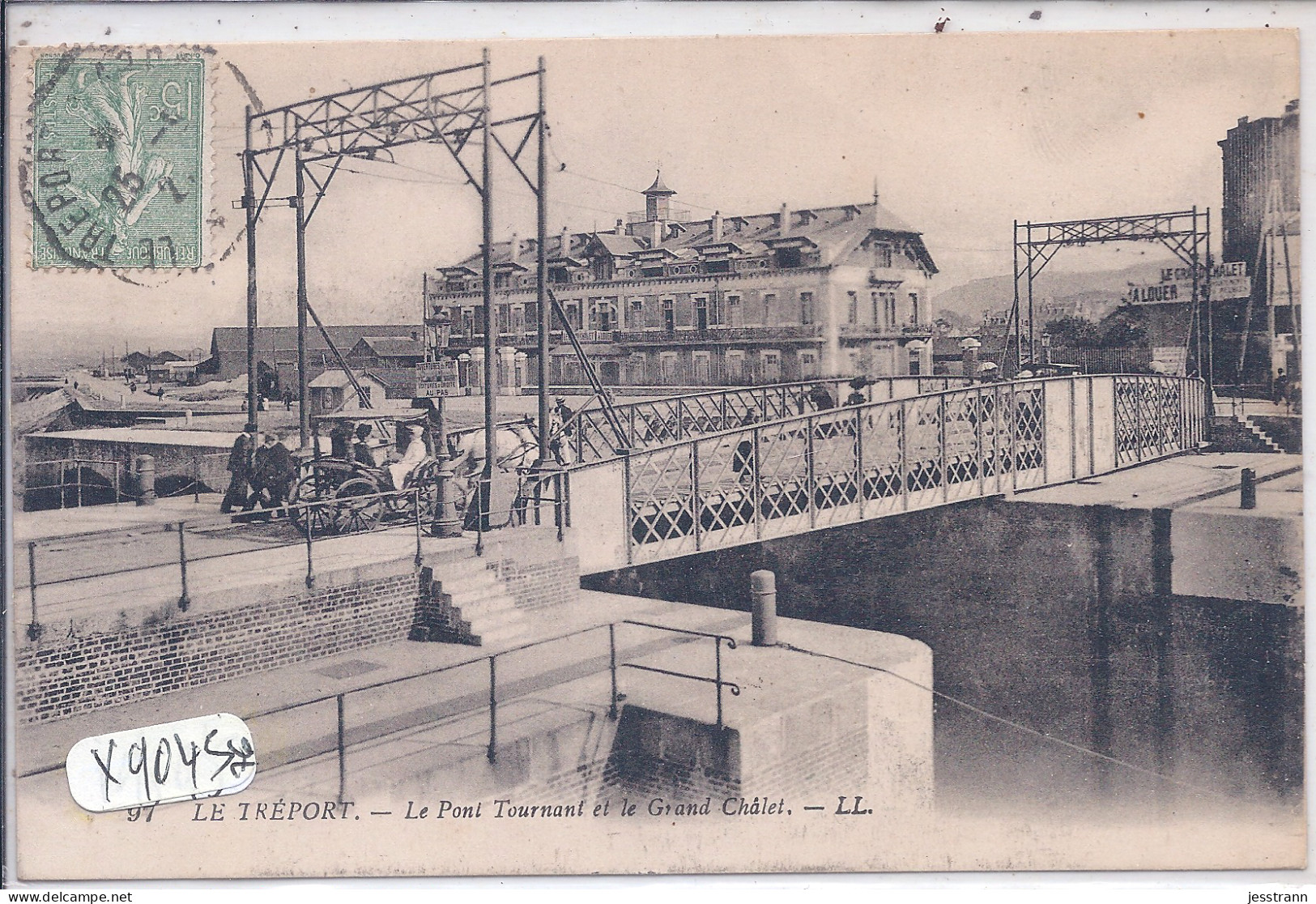 LE TREPORT- LE PONT TOURNANT ET LE GRAND CHALET - Le Treport